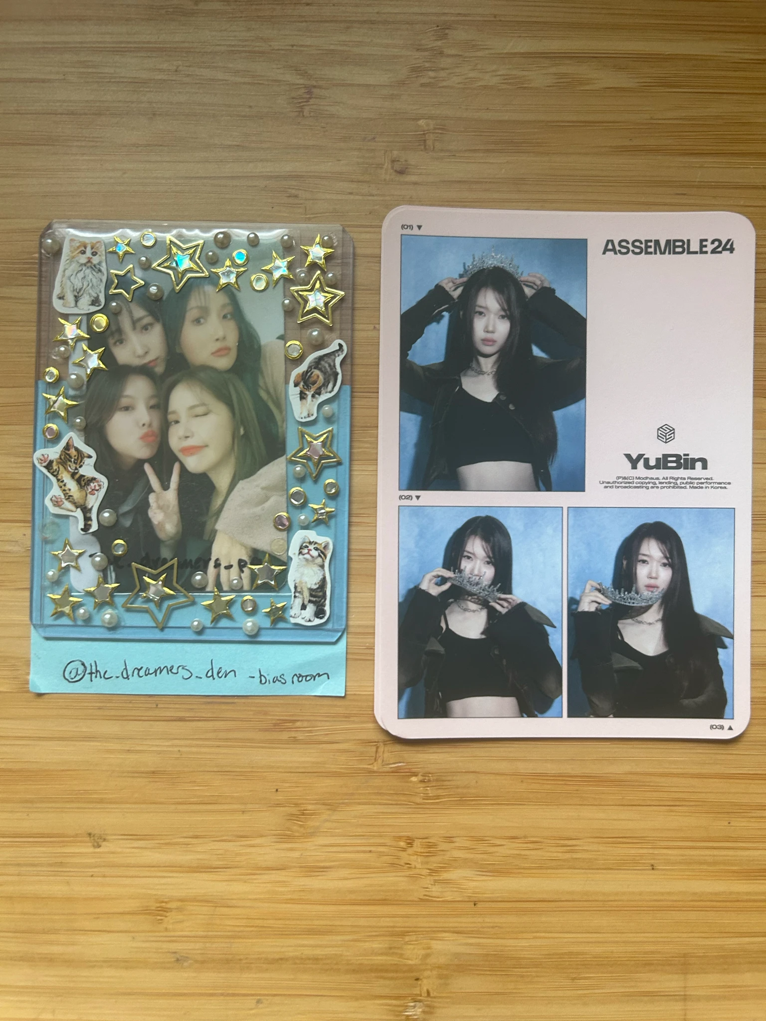 tripleS Yubin tripleS - Yubin - Assemble24 Album album inclusion visual card postcard C version listing photo 1