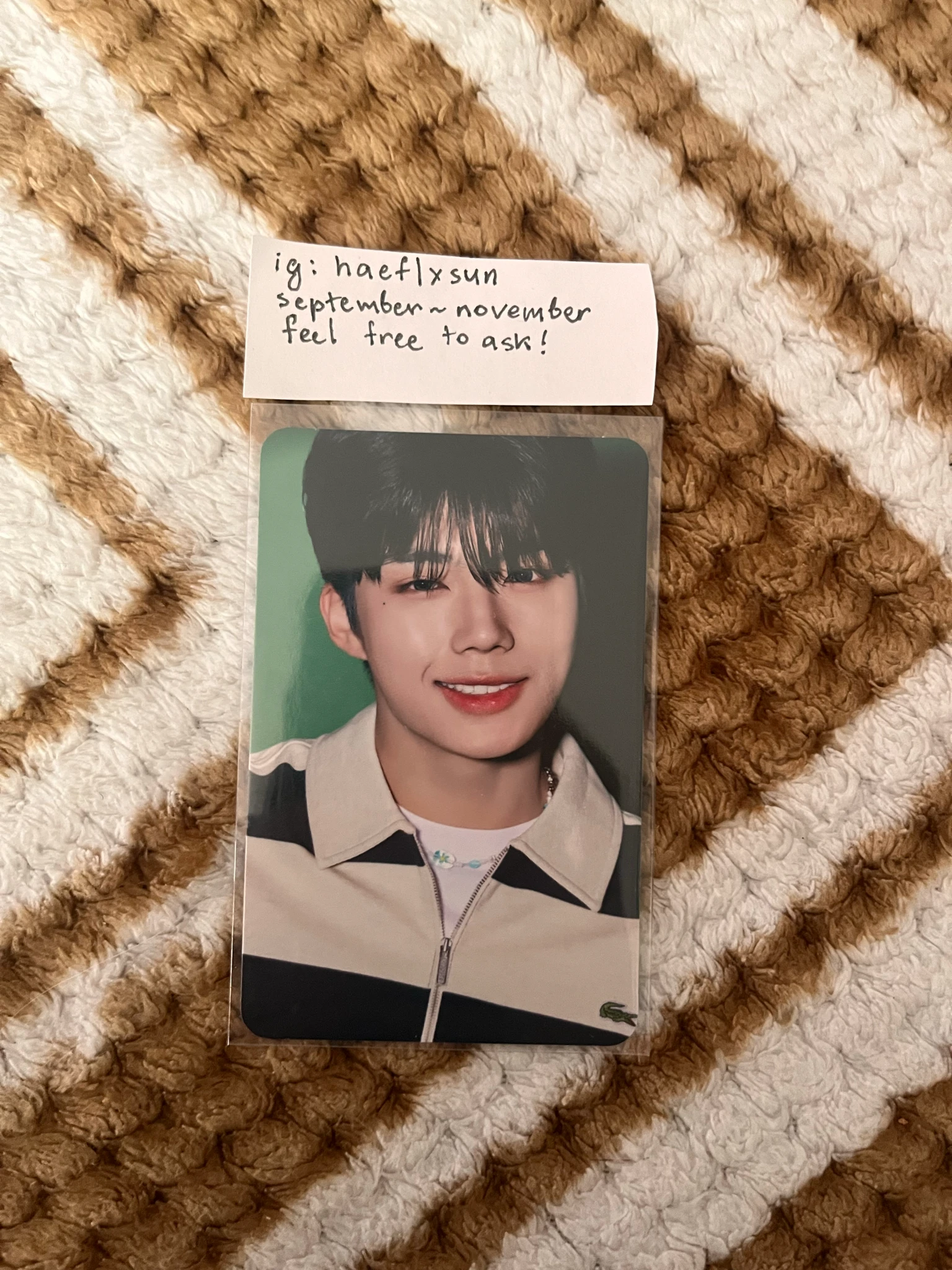ZEROBASEONE Gunwook ZEROBASEONE - Gunwook - You had me at HELLO Album album photocard concept photocard poca album zerose version listing photo 1