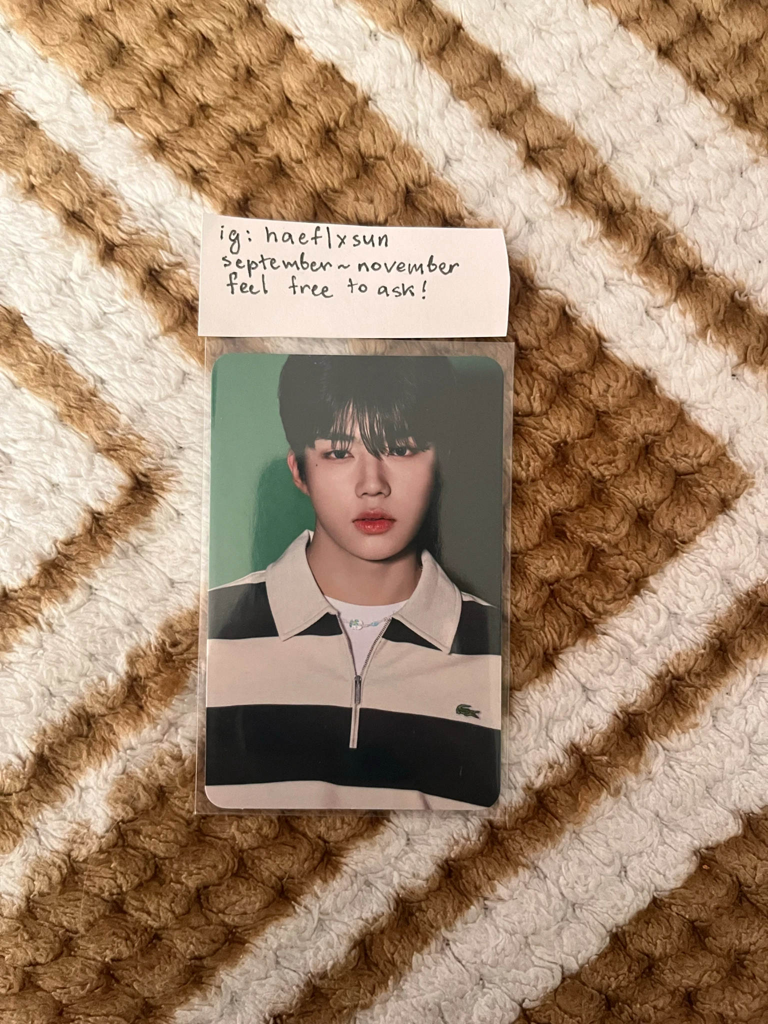 ZEROBASEONE Gunwook ZEROBASEONE - Gunwook - You had me at HELLO Album album photocard concept photocard poca album zerose version listing photo 1