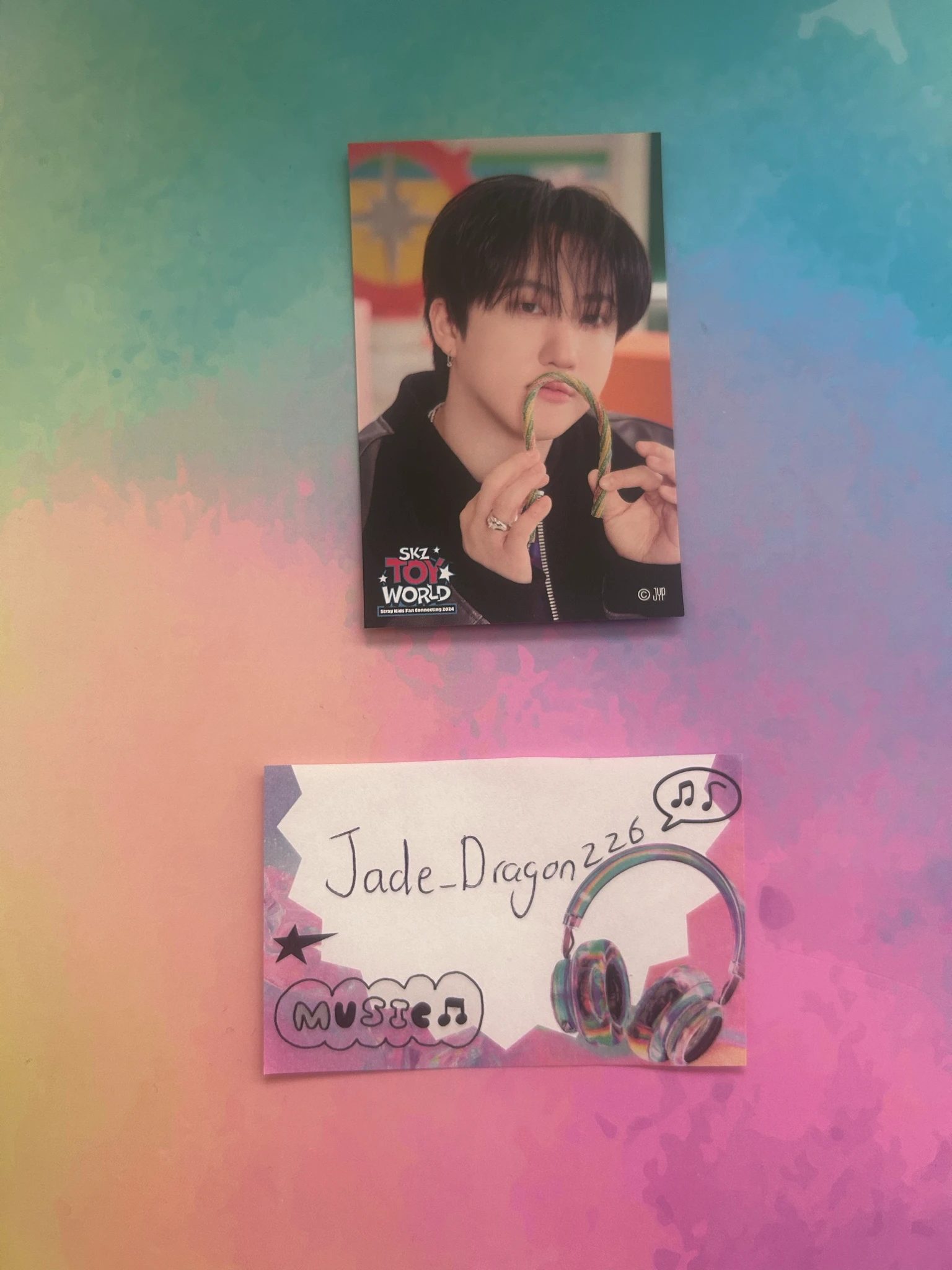 Stray Kids Changbin Stray Kids - Changbin - SKZ Toy World-Fan Connecting 2024 Event sticker jpfc (japan fanclub) offline lottery sticker card supplemental listing photo 1