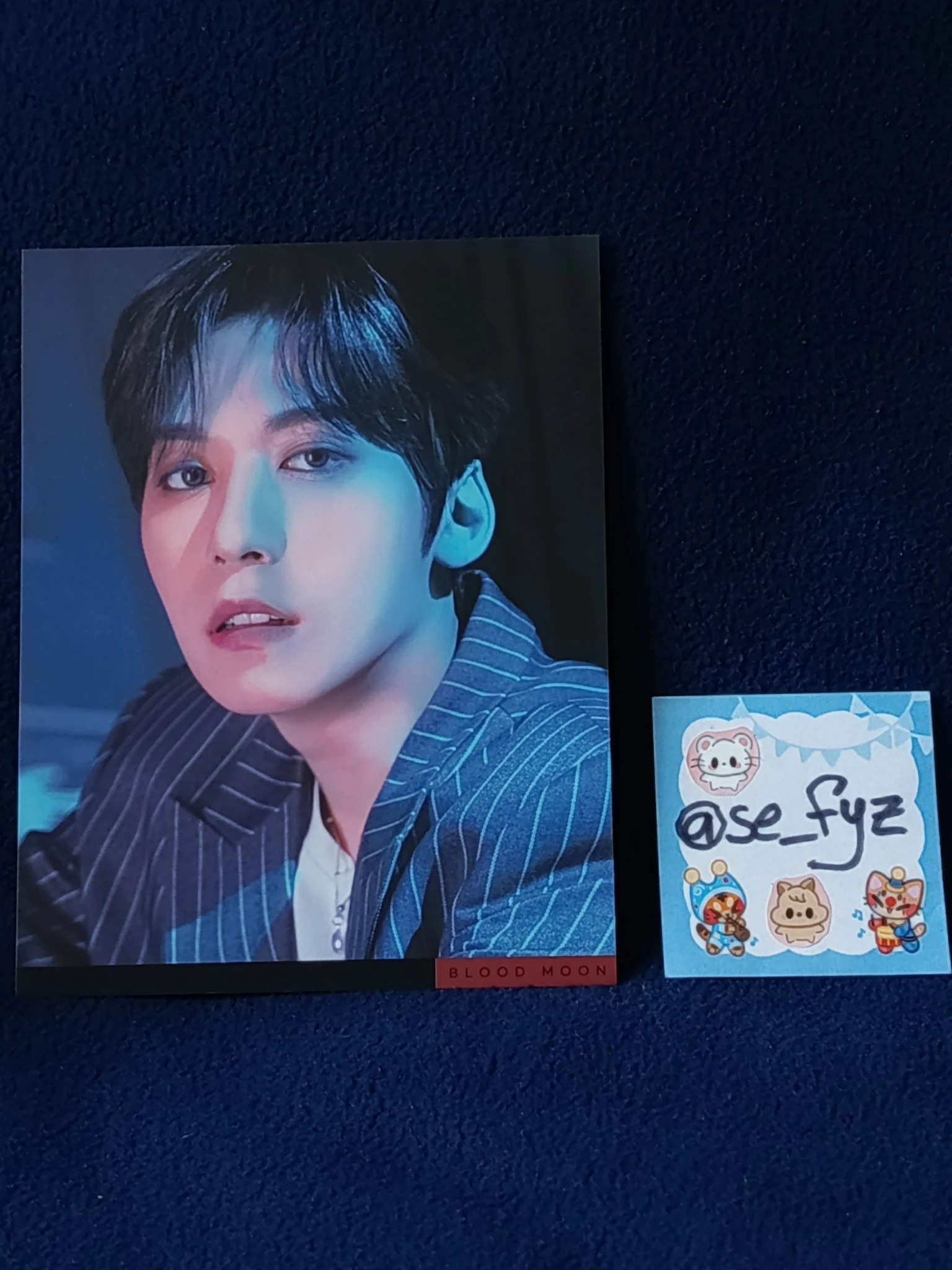 ONEUS Keonhee ONEUS - Keonhee - BLOOD MOON Album album inclusion postcard listing photo 1