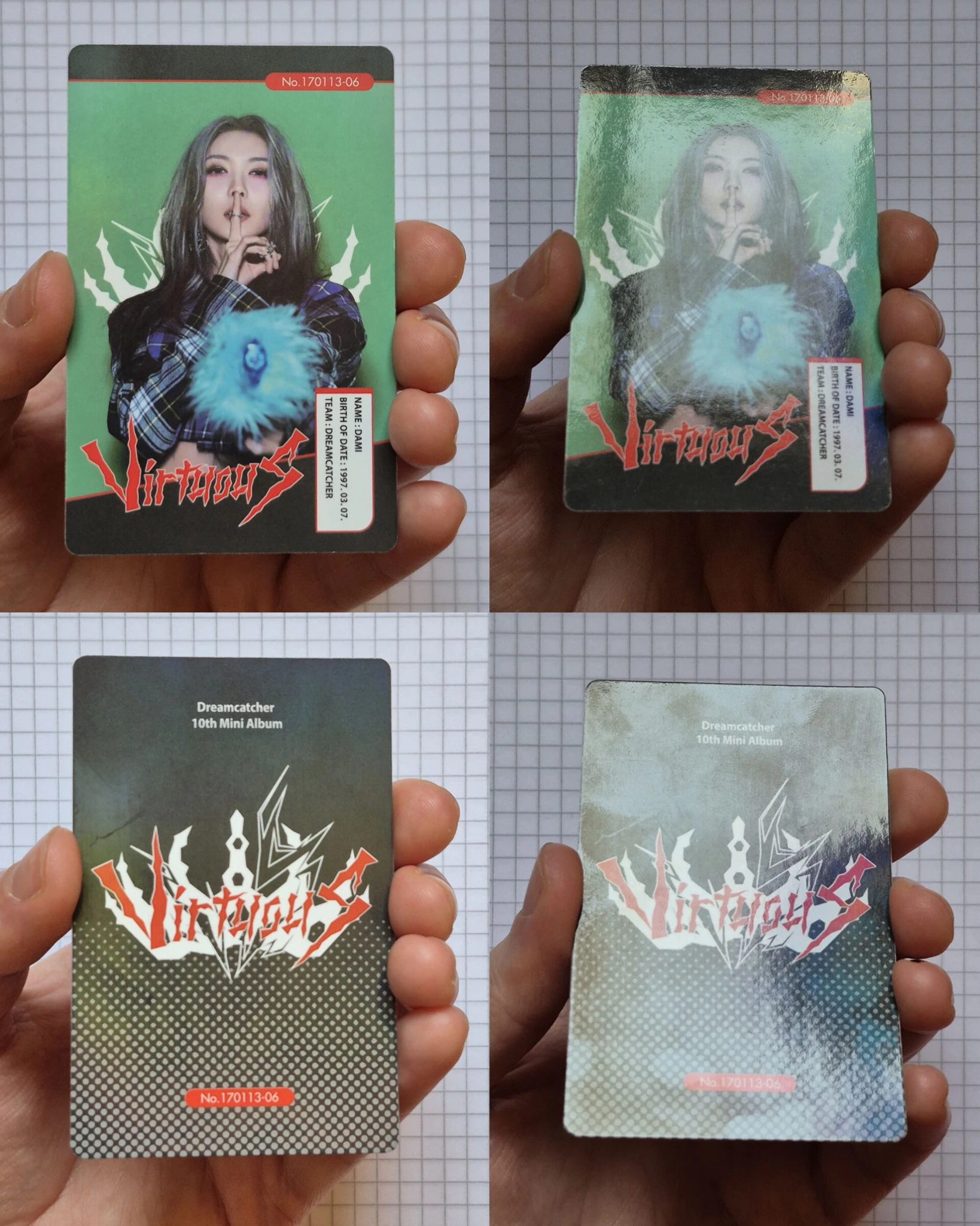 Dreamcatcher Dami Dreamcatcher - Dami - VirtuouS Album album photocard korean album B version listing photo 3