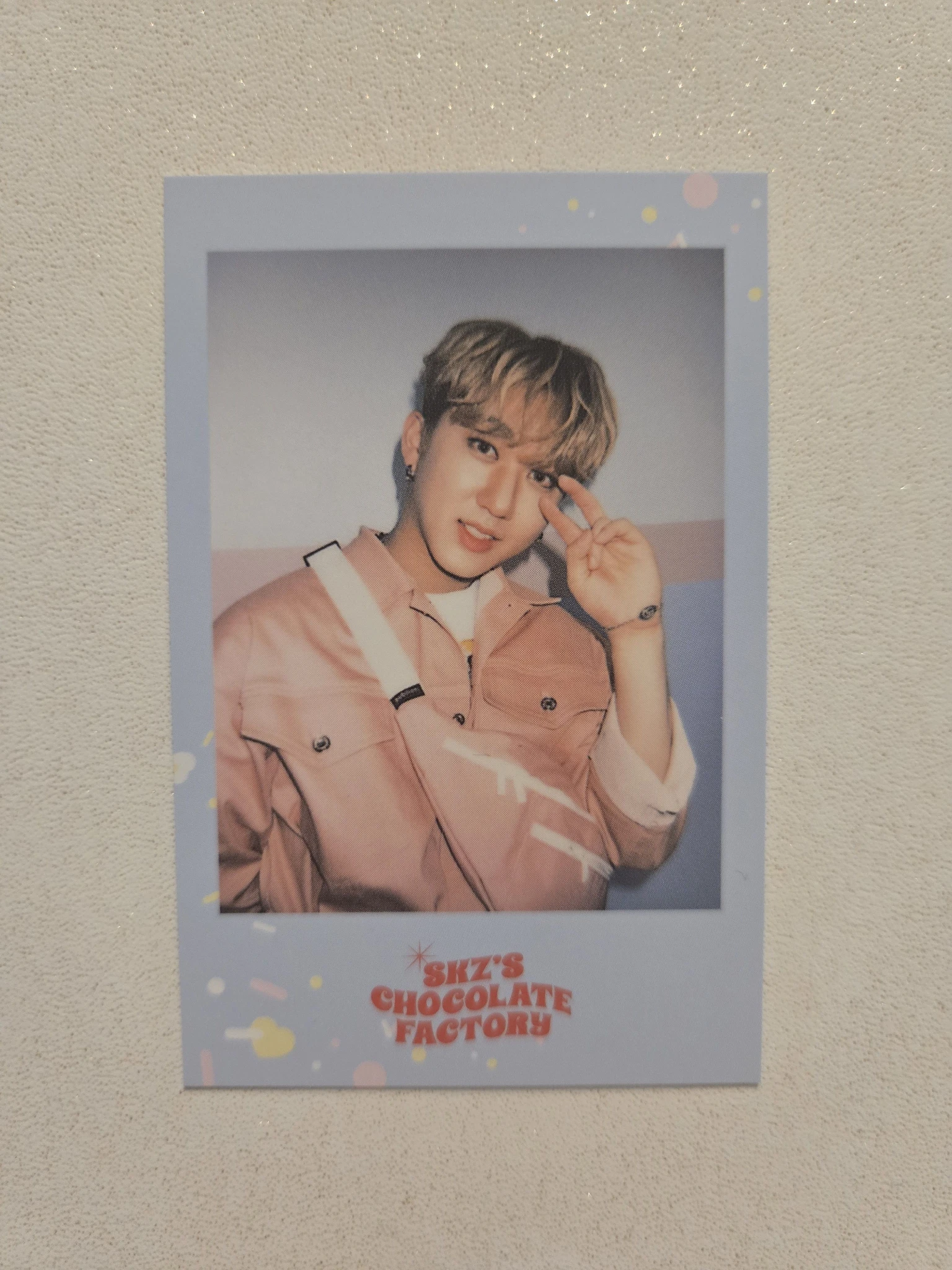 Stray Kids Changbin Stray Kids - Changbin - 2nd #LoveSTAY - SKZ's Chocolate Factory Event pre-order benefit (pob) merch photocard purchase benefit polaroid listing photo 1
