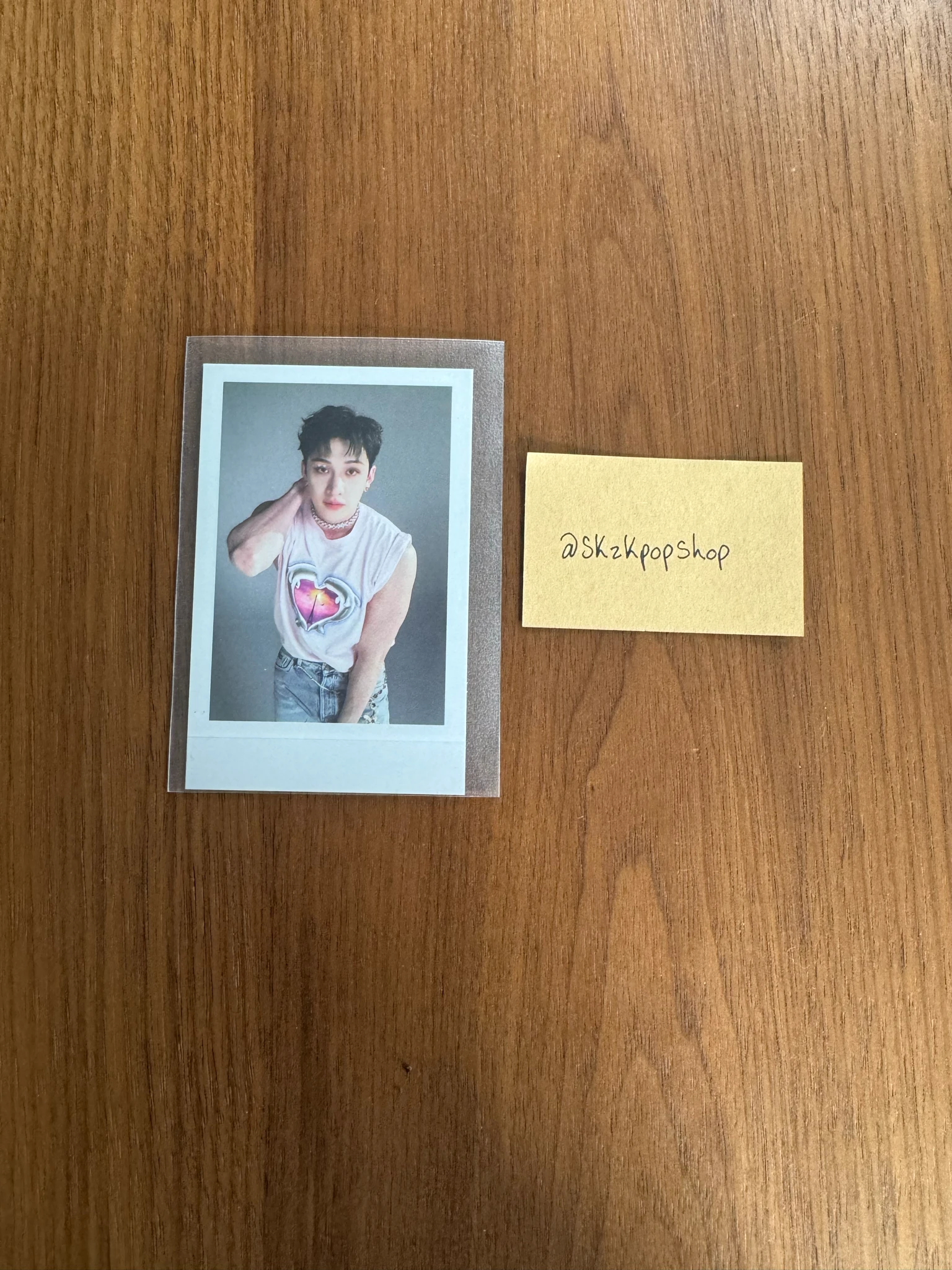 Stray Kids Bang Chan Stray Kids - Bang Chan - Maxident Album album photocard Bang Chan polaroid listing photo 1