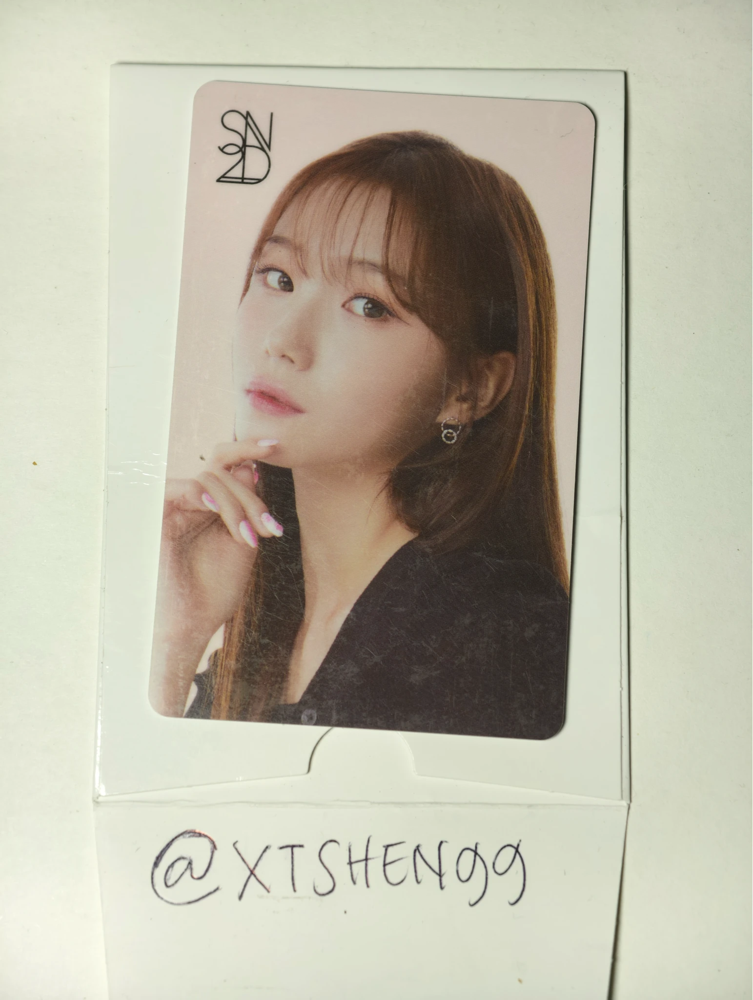 Kep1er Youngeun Kep1er - Youngeun - KEP1ER X S2ND 2023 (black special project) Event pvc card listing photo 1