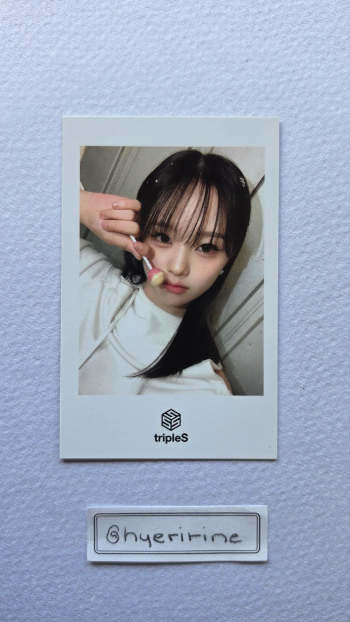 tripleS Seoah tripleS - Seoah - Assemble24 Album mymusictaste (mmt) polaroid pob (pre-order benefit) listing photo 1