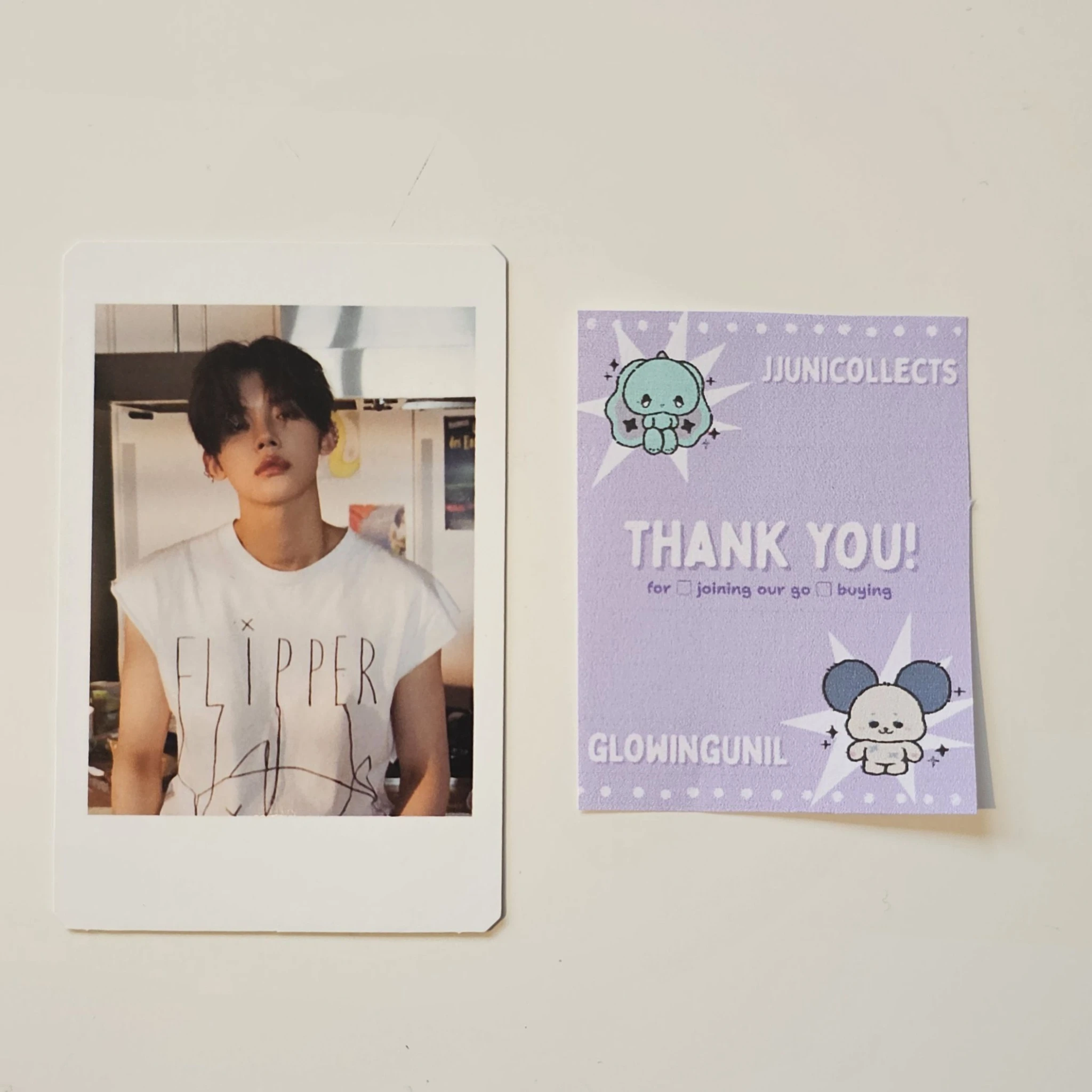 TOMORROW X TOGETHER Yeonjun TOMORROW X TOGETHER - Yeonjun - The Chaos Chapter: FREEZE Album pre-order benefit (pob) apple music polaroid listing photo 1