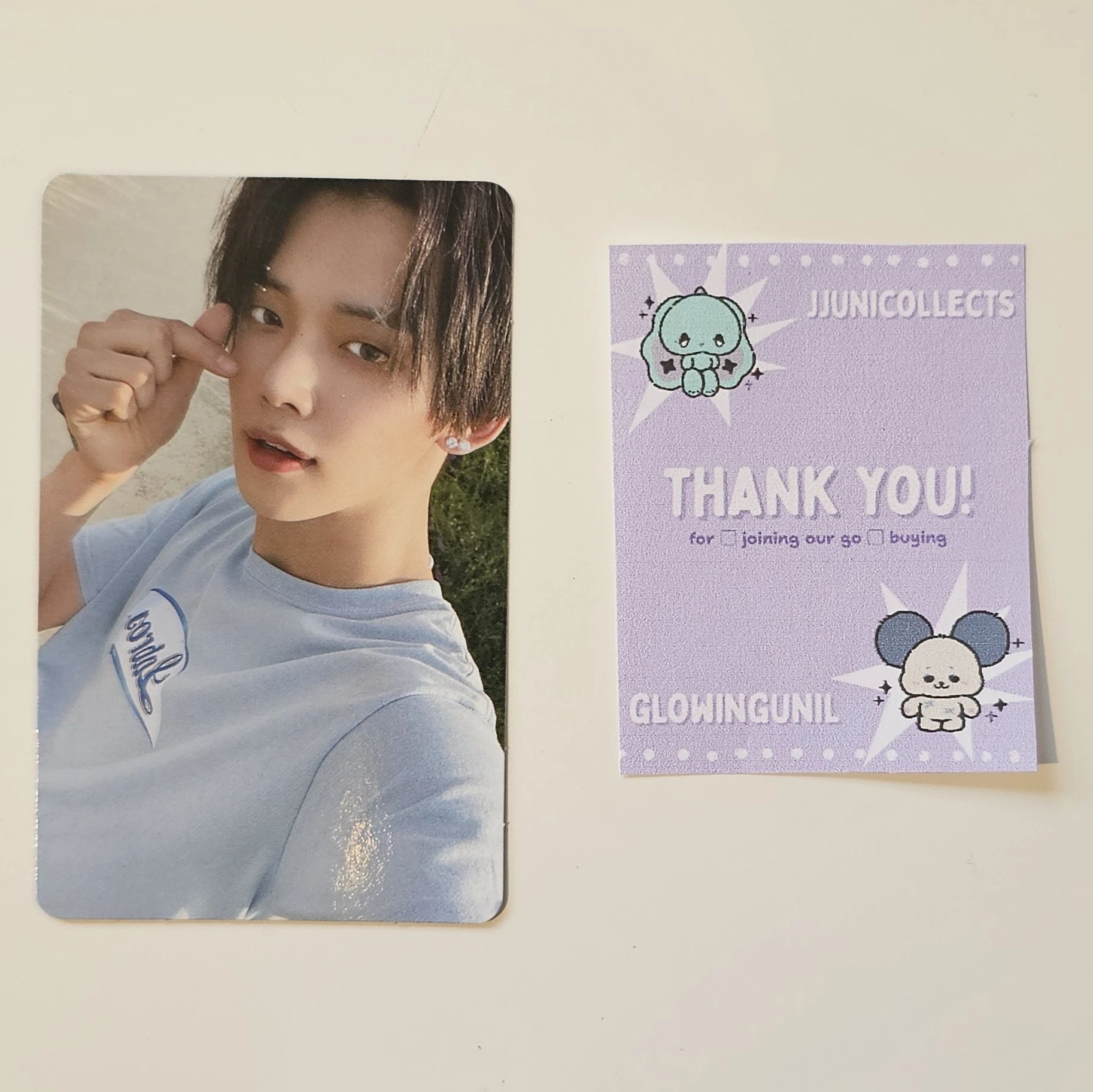 TOMORROW X TOGETHER Yeonjun TOMORROW X TOGETHER - Yeonjun - The Chaos Chapter: Fight or Escape Album pob (pre-order benefit) weverse global shop (wvg) listing photo 1