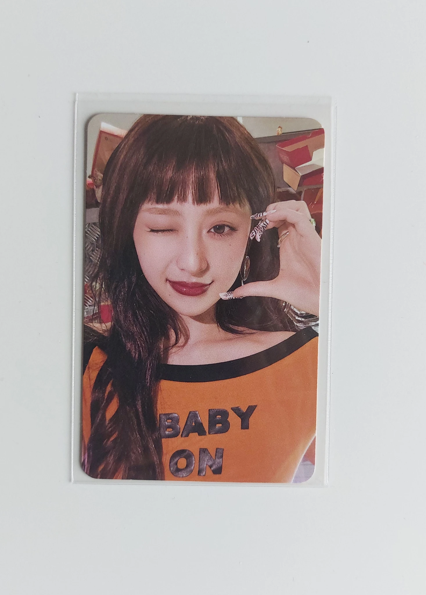 LE SSERAFIM Huh Yunjin LE SSERAFIM - Huh Yunjin - SPAGHETTI Album weverse album version B version listing photo 1
