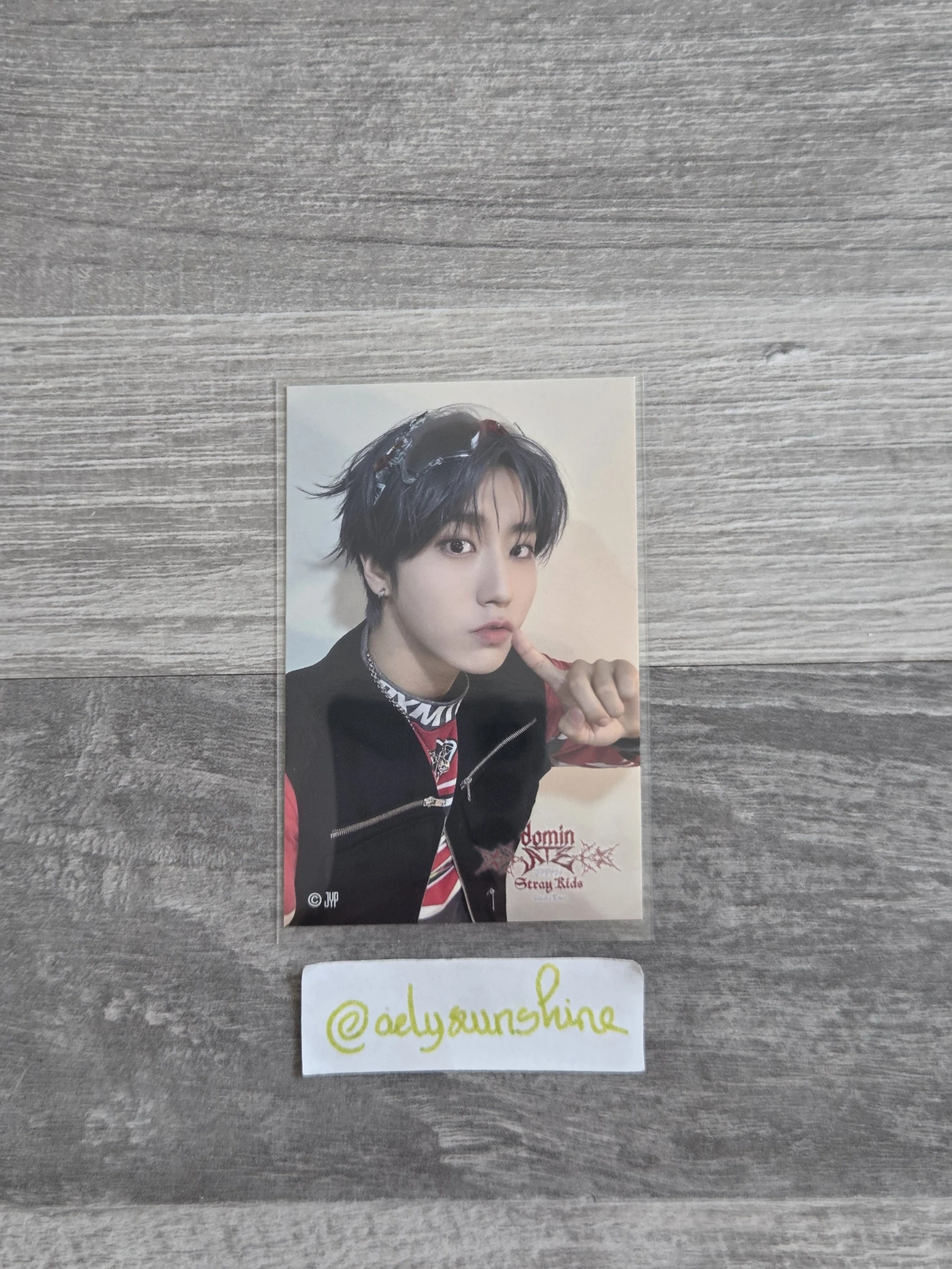 Stray Kids HAN Stray Kids - HAN - DominATE World Tour Event online lottery sticker shizuoka jpfc (japan fanclub) sticker card supplemental listing photo 1
