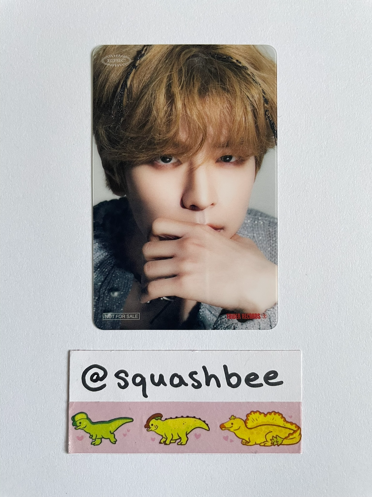 Stray Kids Seungmin Stray Kids - Seungmin - Social Path Album pob (pre-order benefit) tower records japan transparent/translucent listing photo 1