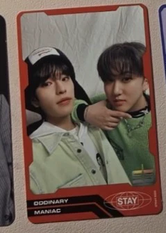 Stray Kids Stray Kids - Changbin & Seungmin - Oddinary Album album photocard unit listing photo 1