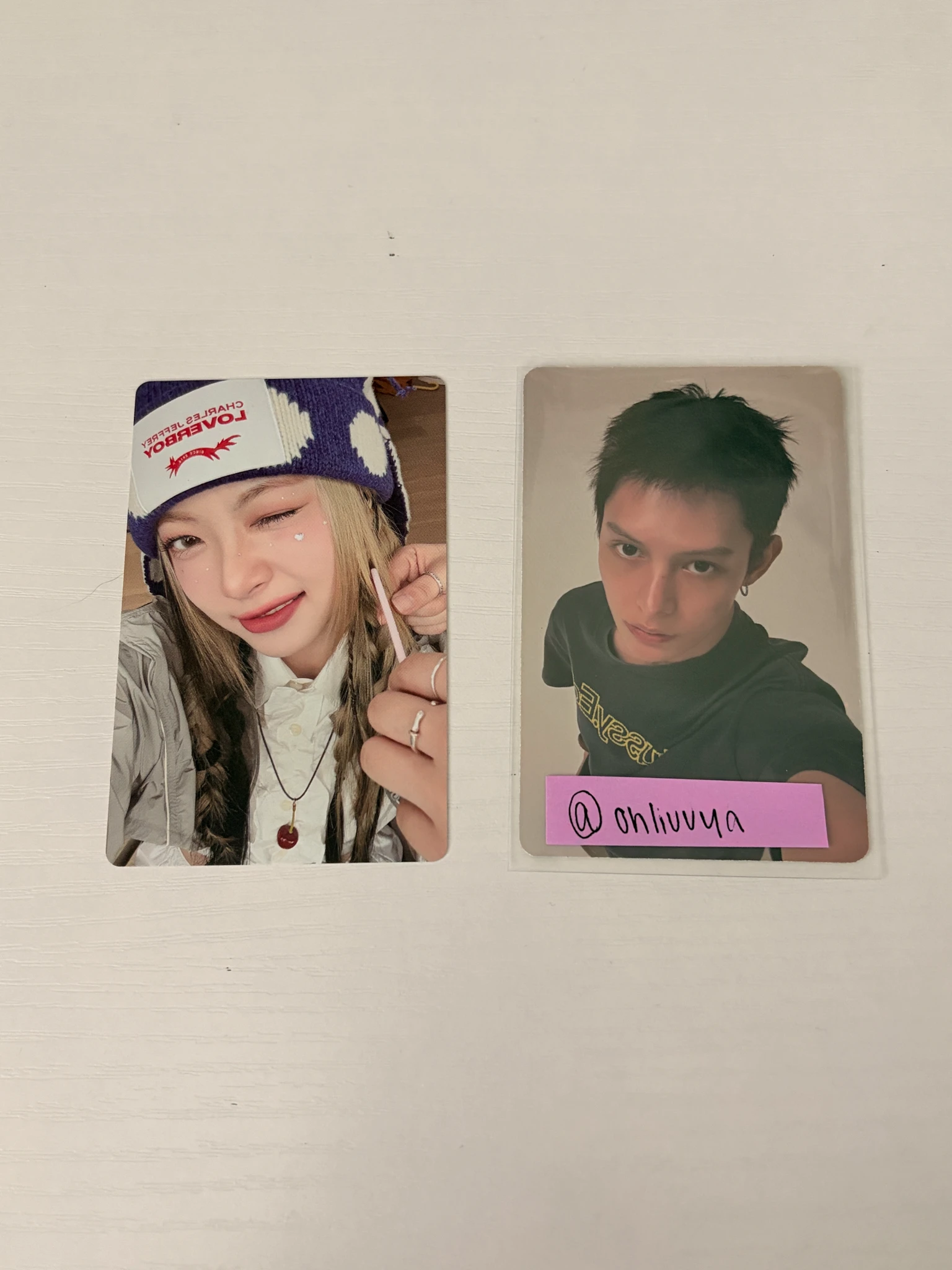 LE SSERAFIM Hong Eunchae LE SSERAFIM - Hong Eunchae - EASY Album compact version album photocard cheerful red version listing photo 1