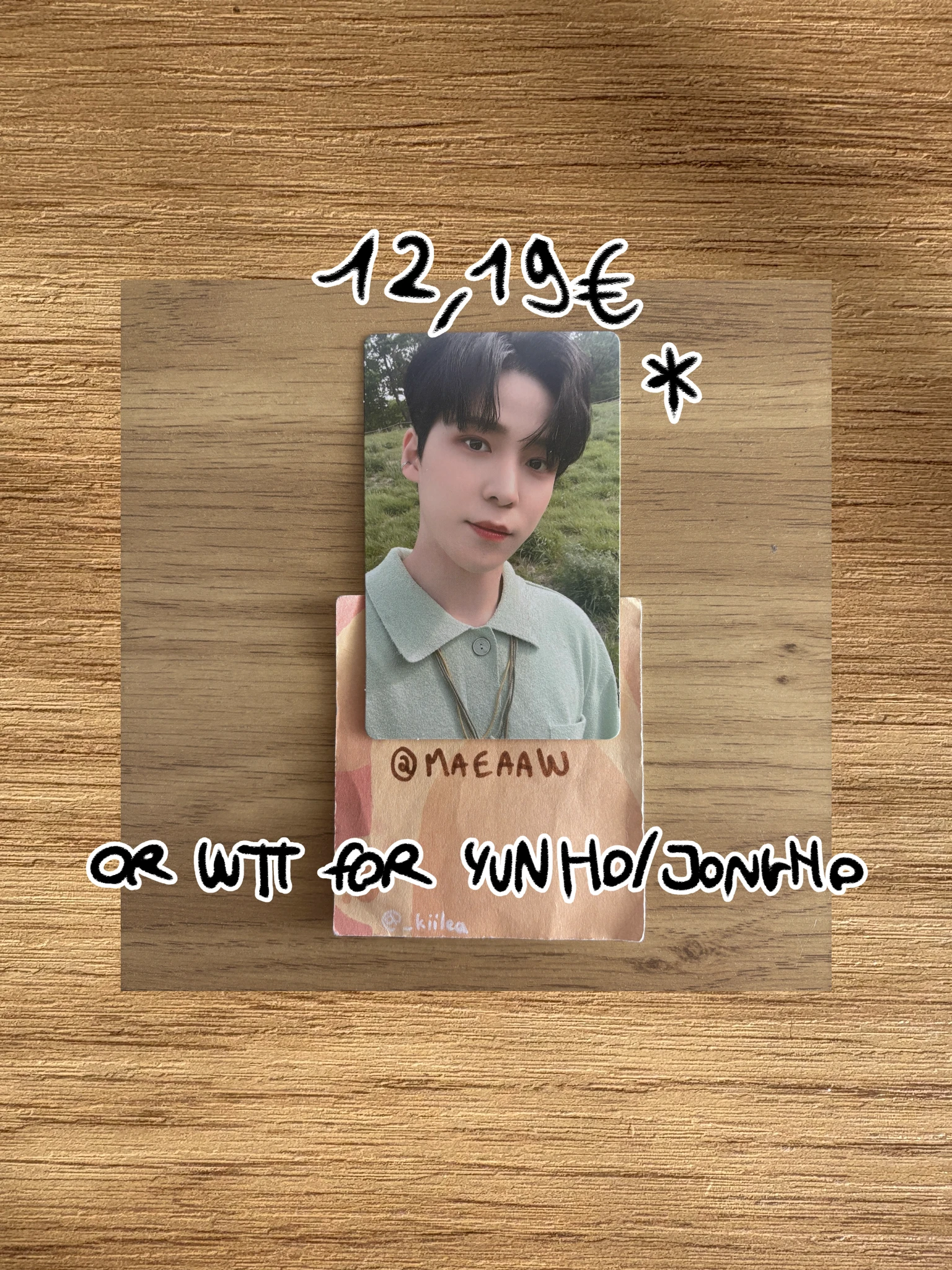 ATEEZ Yunho ATEEZ - Yunho - 2022 SUMMER PHOTOBOOK Other mymusictaste (mmt) pob (pre-order benefit) listing photo 1