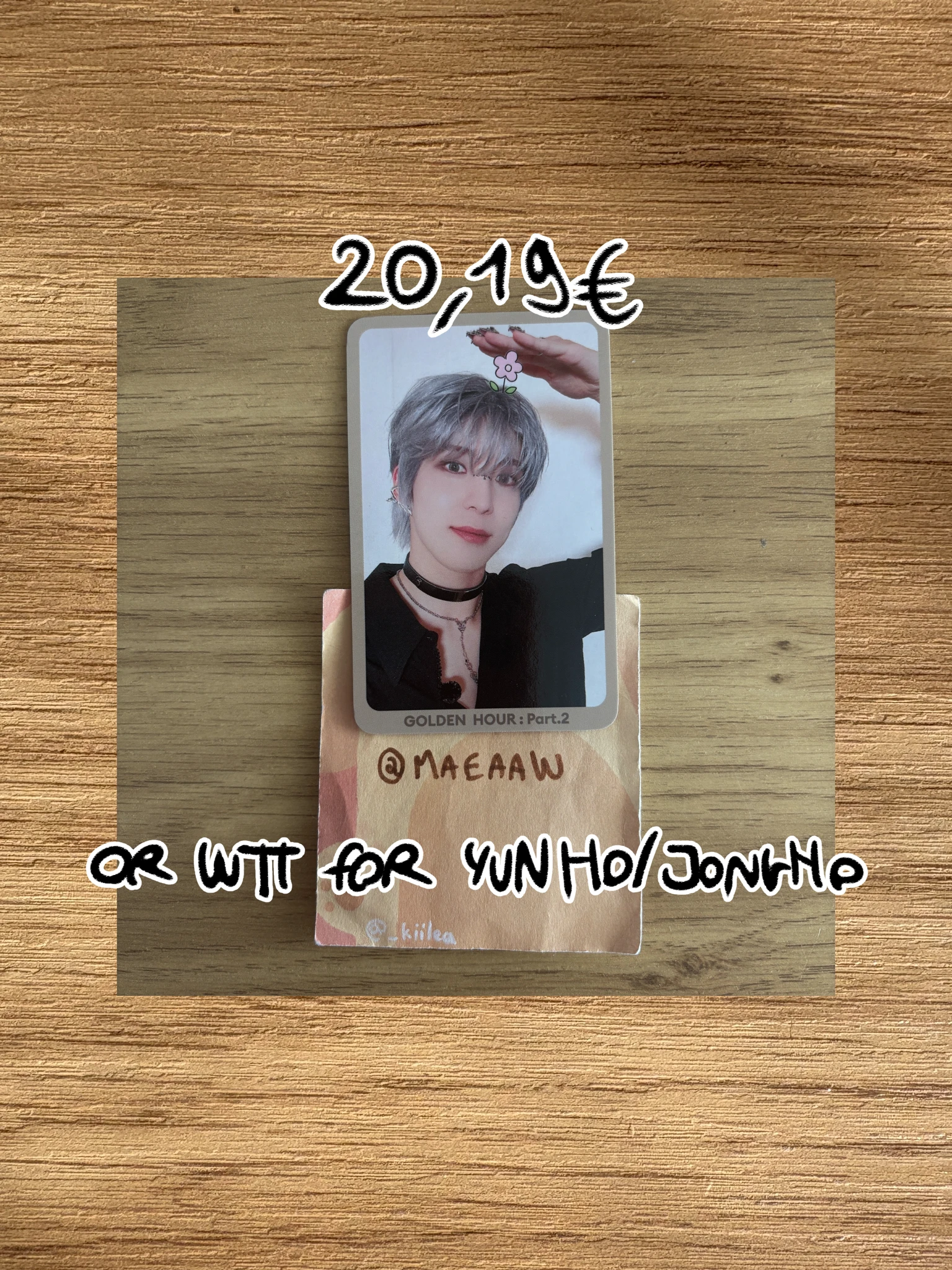 ATEEZ Yunho ATEEZ - Yunho - Golden Hour : Part 2 Album broadcast gift listing photo 1