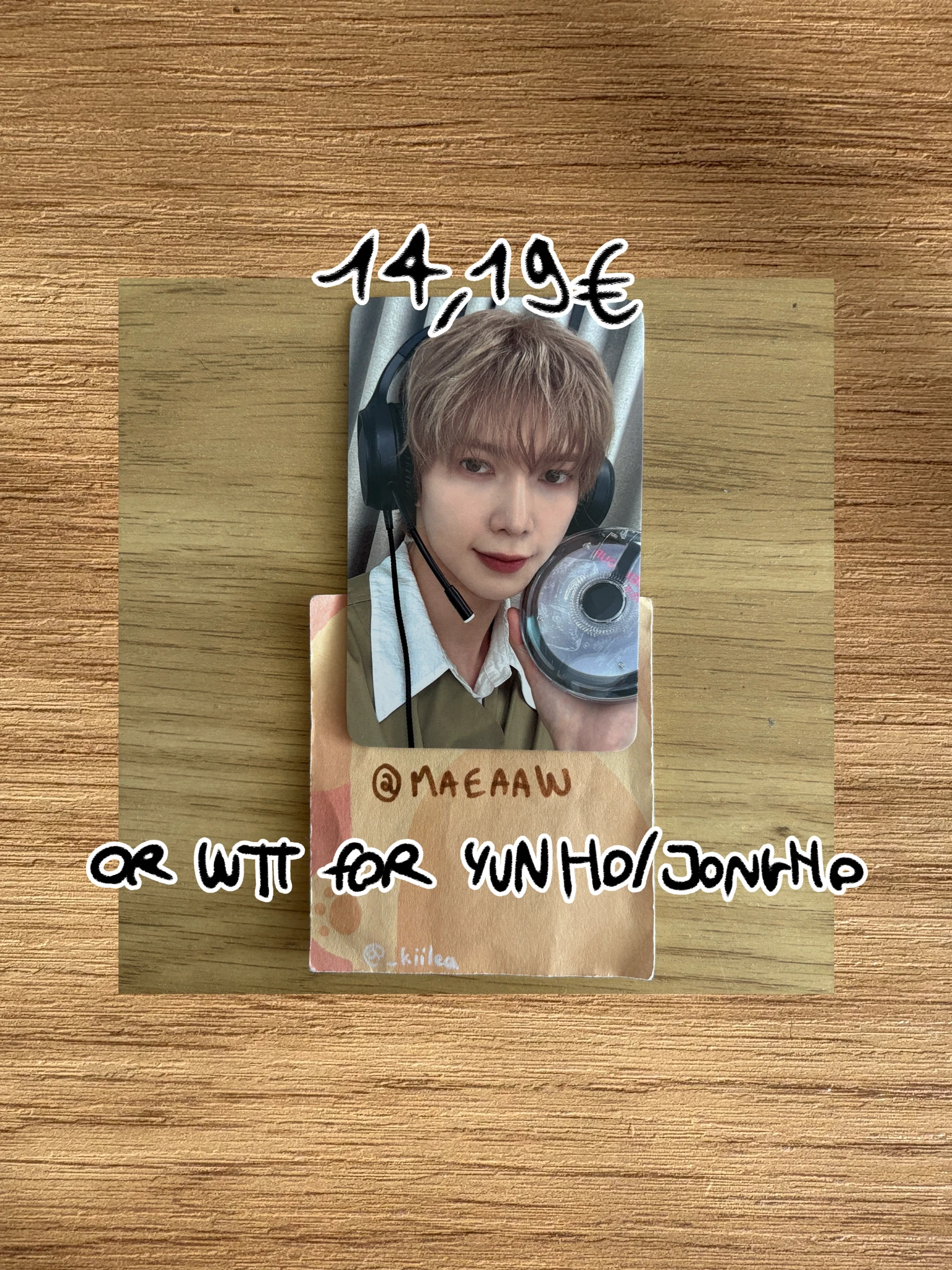 ATEEZ Yeosang ATEEZ - Yeosang - GOLDEN HOUR : Part.5 Album makestar cd player pob (pre-order benefit) listing photo 1