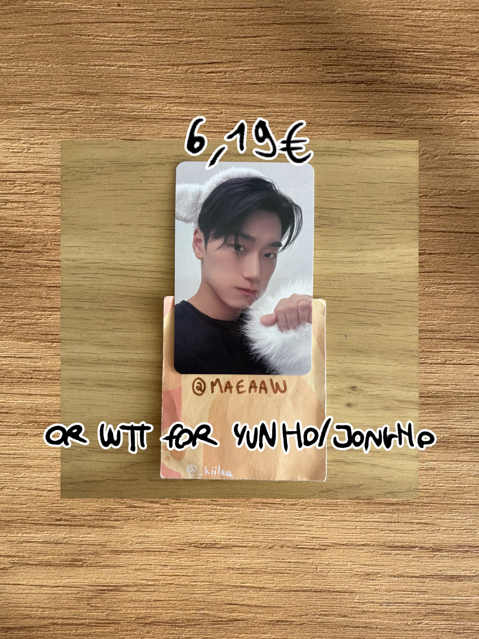ATEEZ San ATEEZ - San - Golden Hour : Part.4 Album makestar pob (pre-order benefit) fansign round 5 listing photo 1