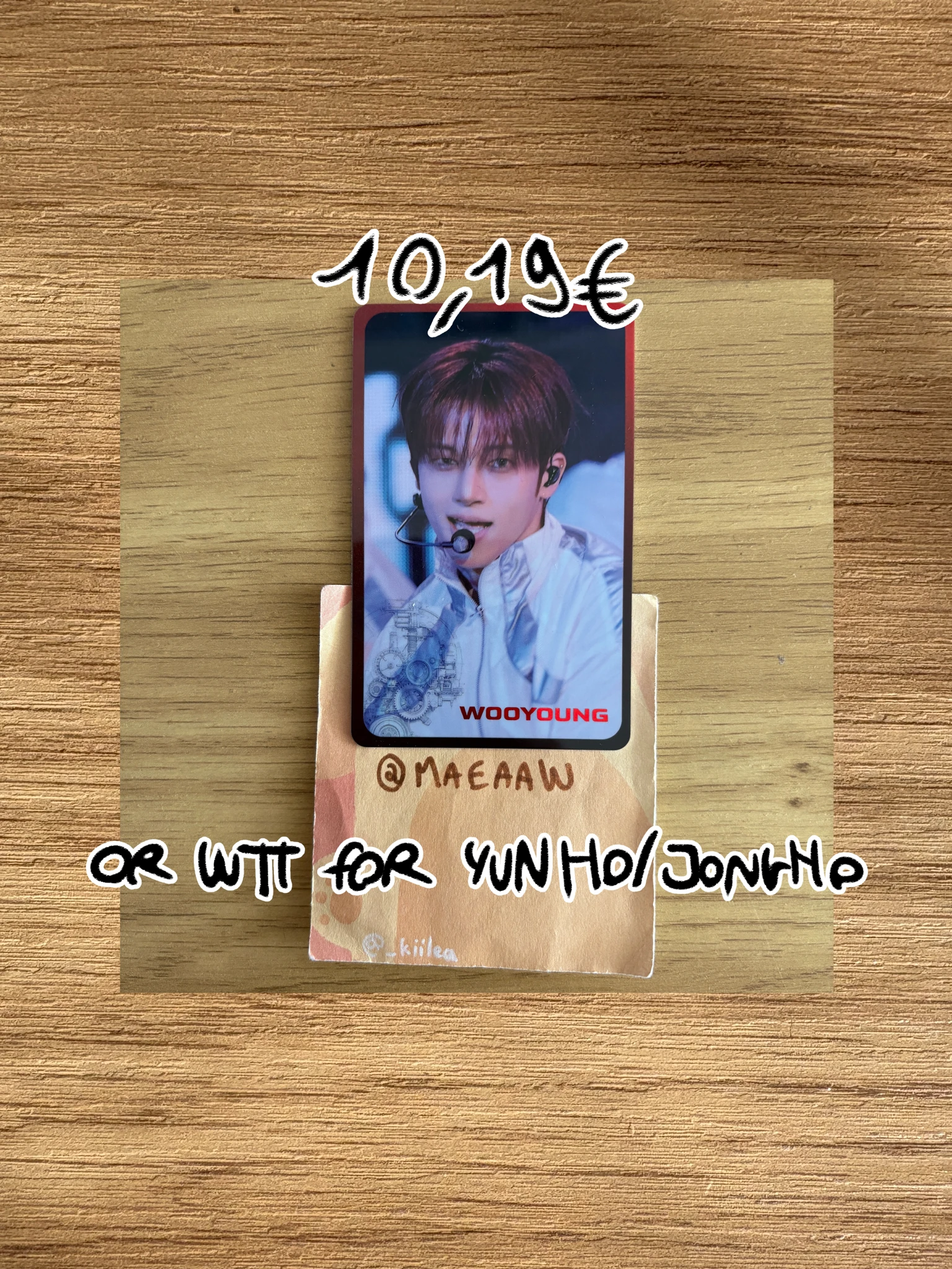 ATEEZ Wooyoung ATEEZ - Wooyoung - Higher Timepiece × ATEEZ Other NASA stage listing photo 1