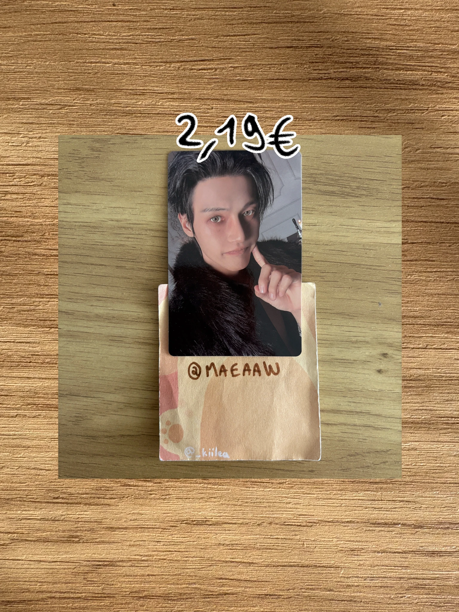 ATEEZ Wooyoung ATEEZ - Wooyoung - Golden Hour : Part.4 Album digipack version album photocard listing photo 1