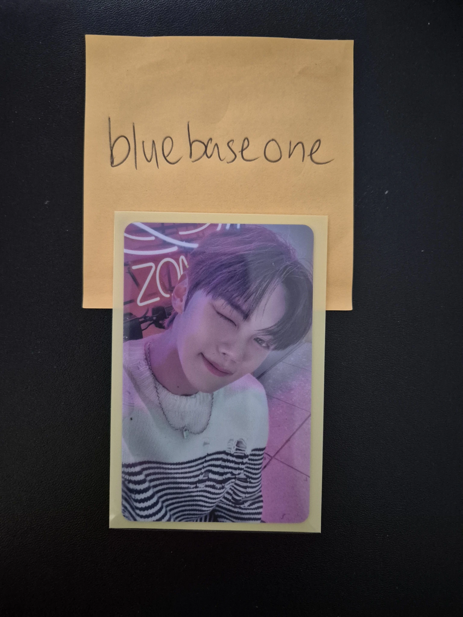 ZEROBASEONE Gyuvin ZEROBASEONE - Gyuvin - The Moving Seoul Pop-up Store Event lucky draw (LD) pop-up store listing photo 1
