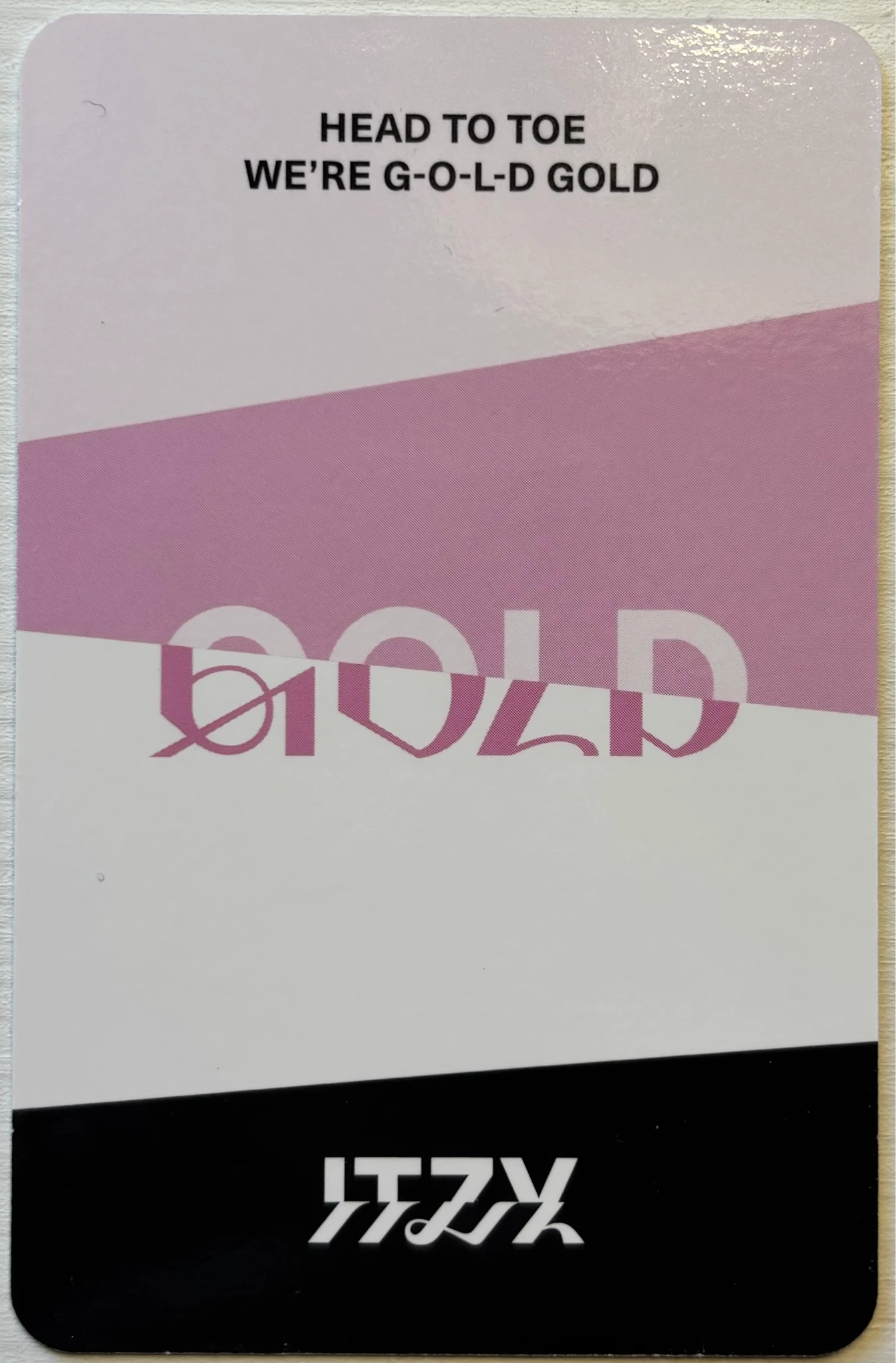 ITZY Yeji ITZY - Yeji - GOLD Album album photocard standard ver. listing photo 2