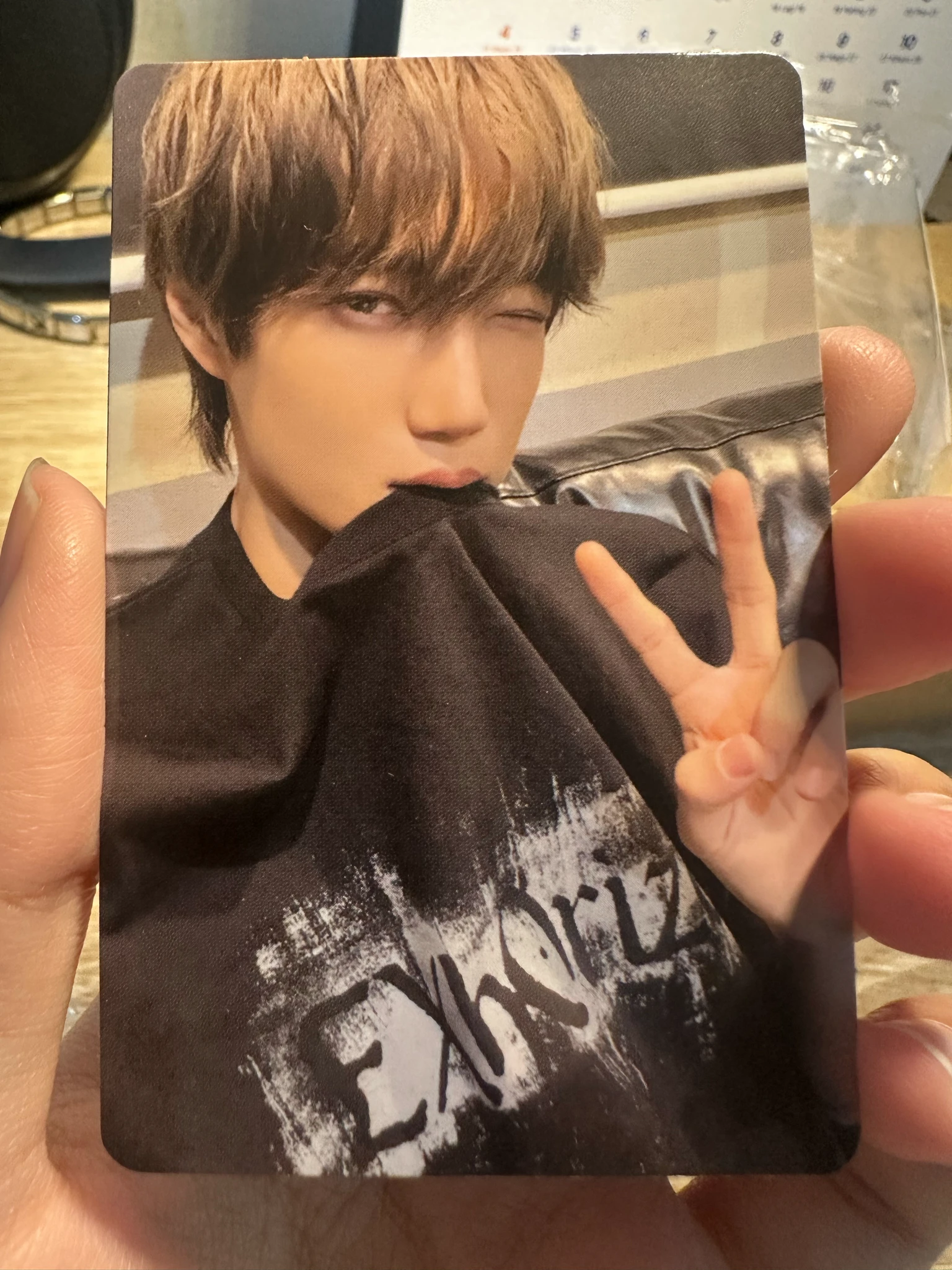 EXO Kai EXO - Kai - EXO PLANET #6 – EXhOrizon Event t-shirt merch photocard listing photo 1