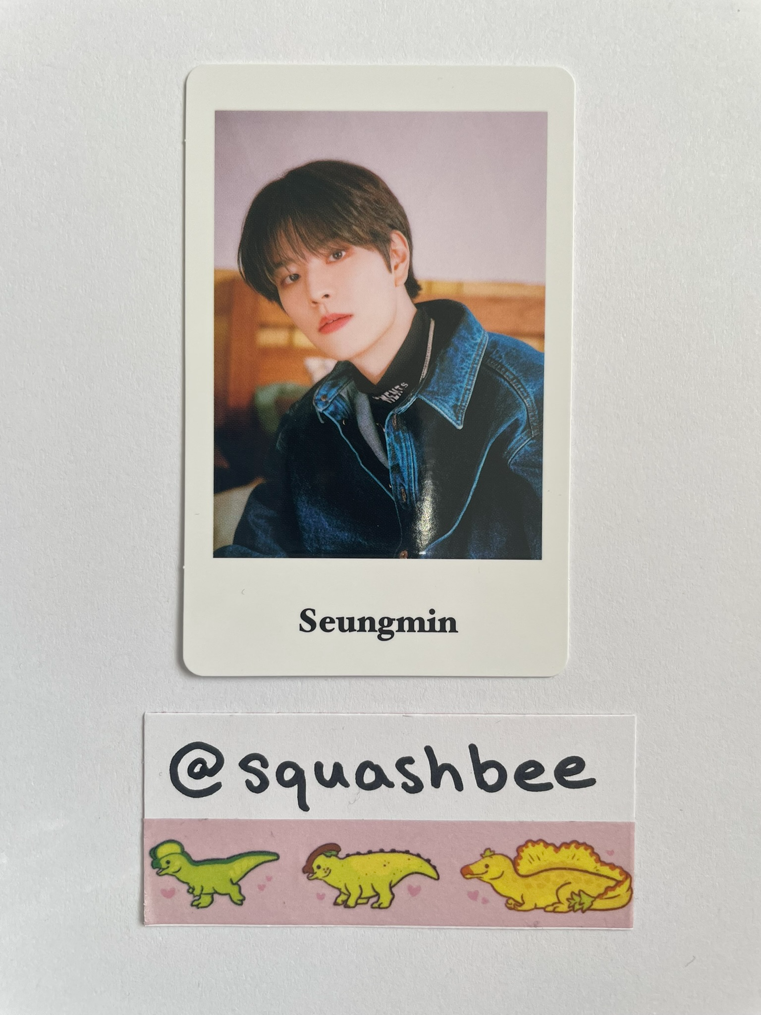 Stray Kids Seungmin Stray Kids - Seungmin - The Sound Album polaroid merch photocard item set A version pop-up white day shibuya109 listing photo 1