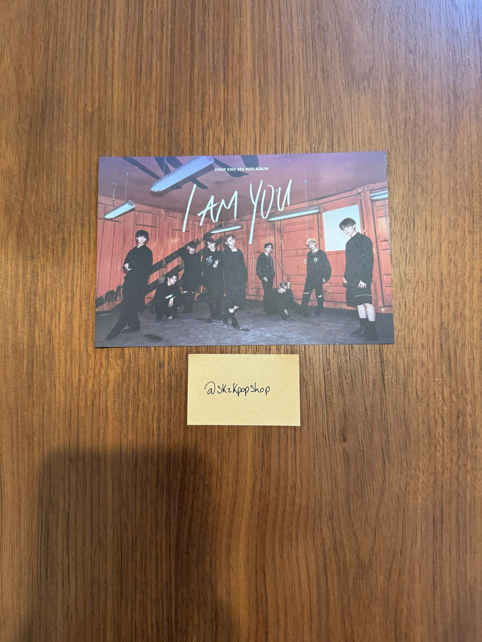 Stray Kids Stray Kids - I am YOU Album pob (pre-order benefit) postcard listing photo 1