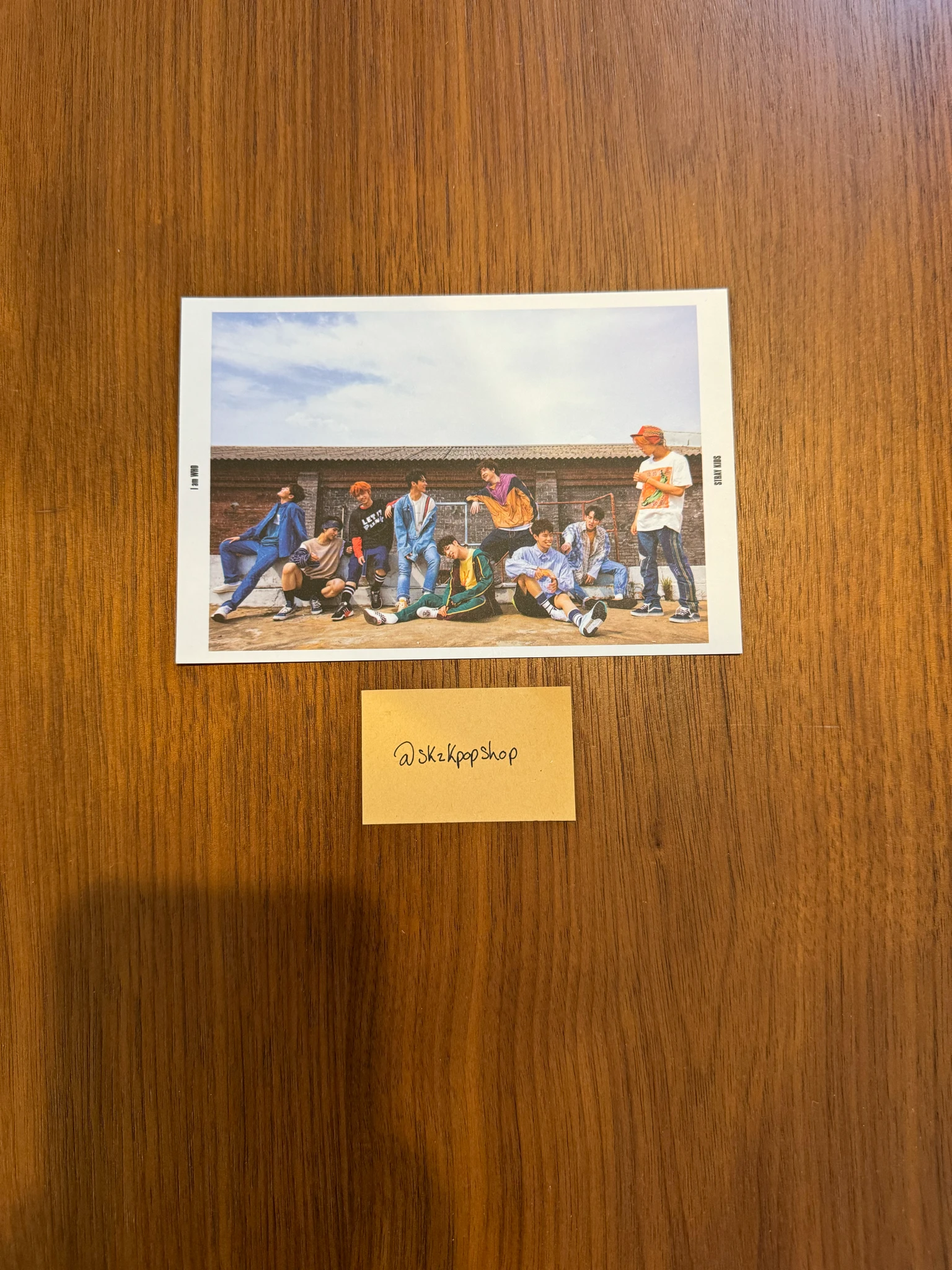 Stray Kids Stray Kids - I am WHO? Album pob (pre-order benefit) postcard listing photo 1