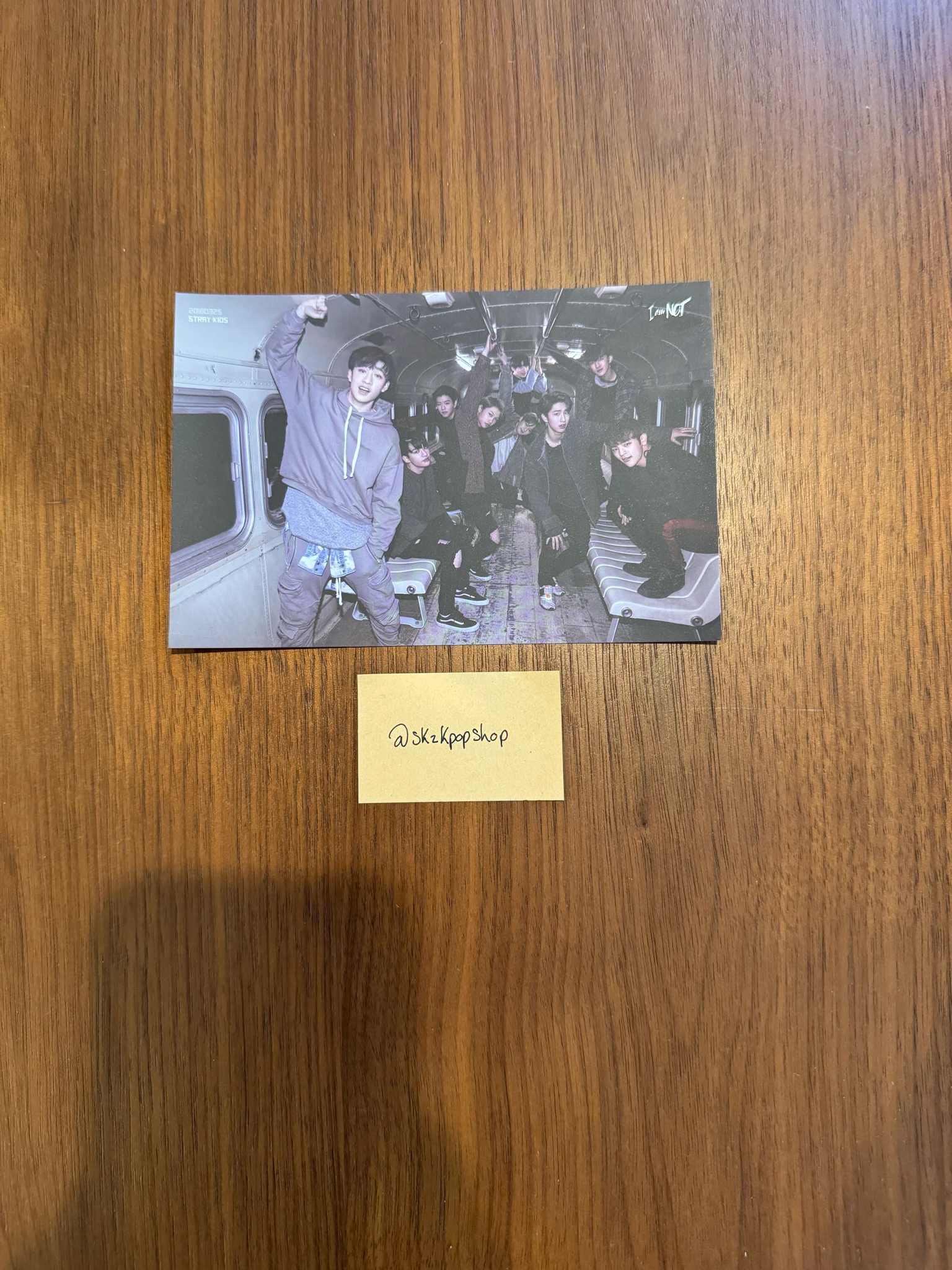Stray Kids Stray Kids - I am NOT Album pob (pre-order benefit) postcard listing photo 1