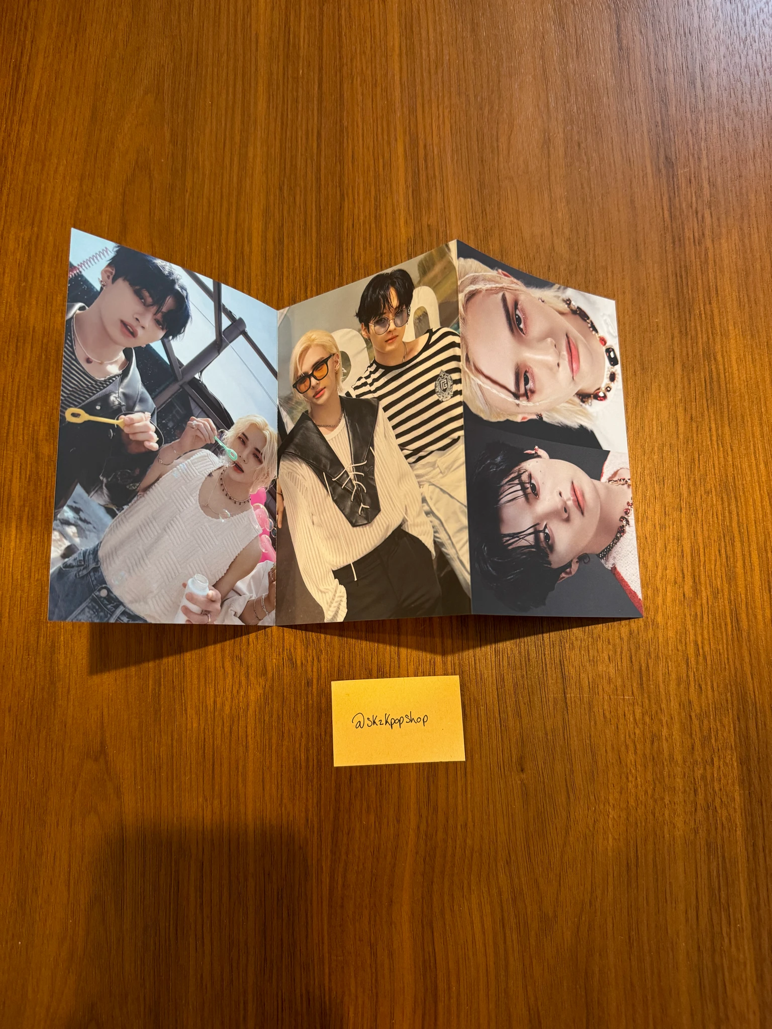 Stray Kids Stray Kids - Lee Know & Hyunjin - Maxident Album case version unit mini folded poster listing photo 1