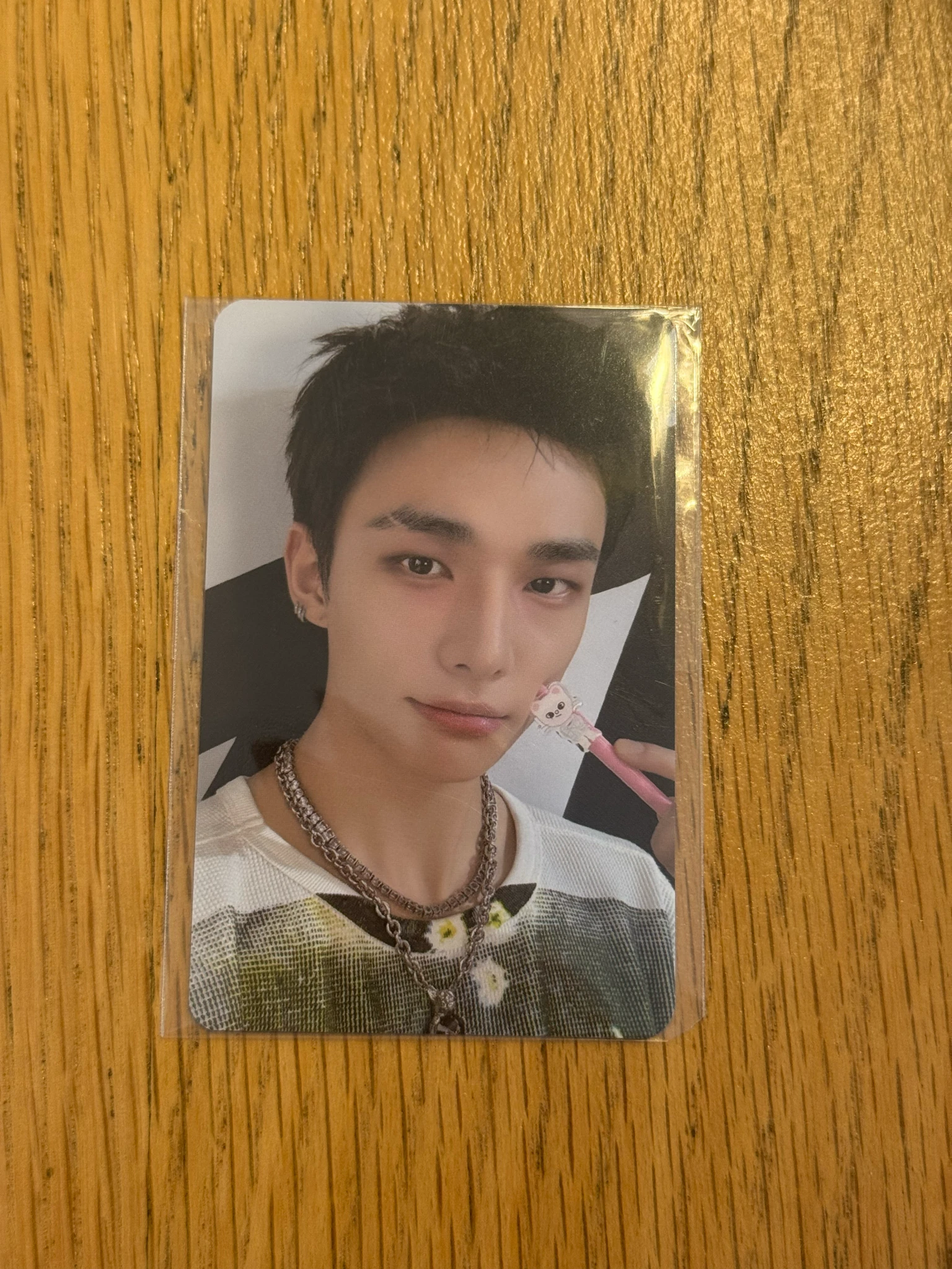 Stray Kids Hyunjin Stray Kids - Hyunjin - dominATE: celebrATE Pop-Up Store Event merch photocard necklace listing photo 1