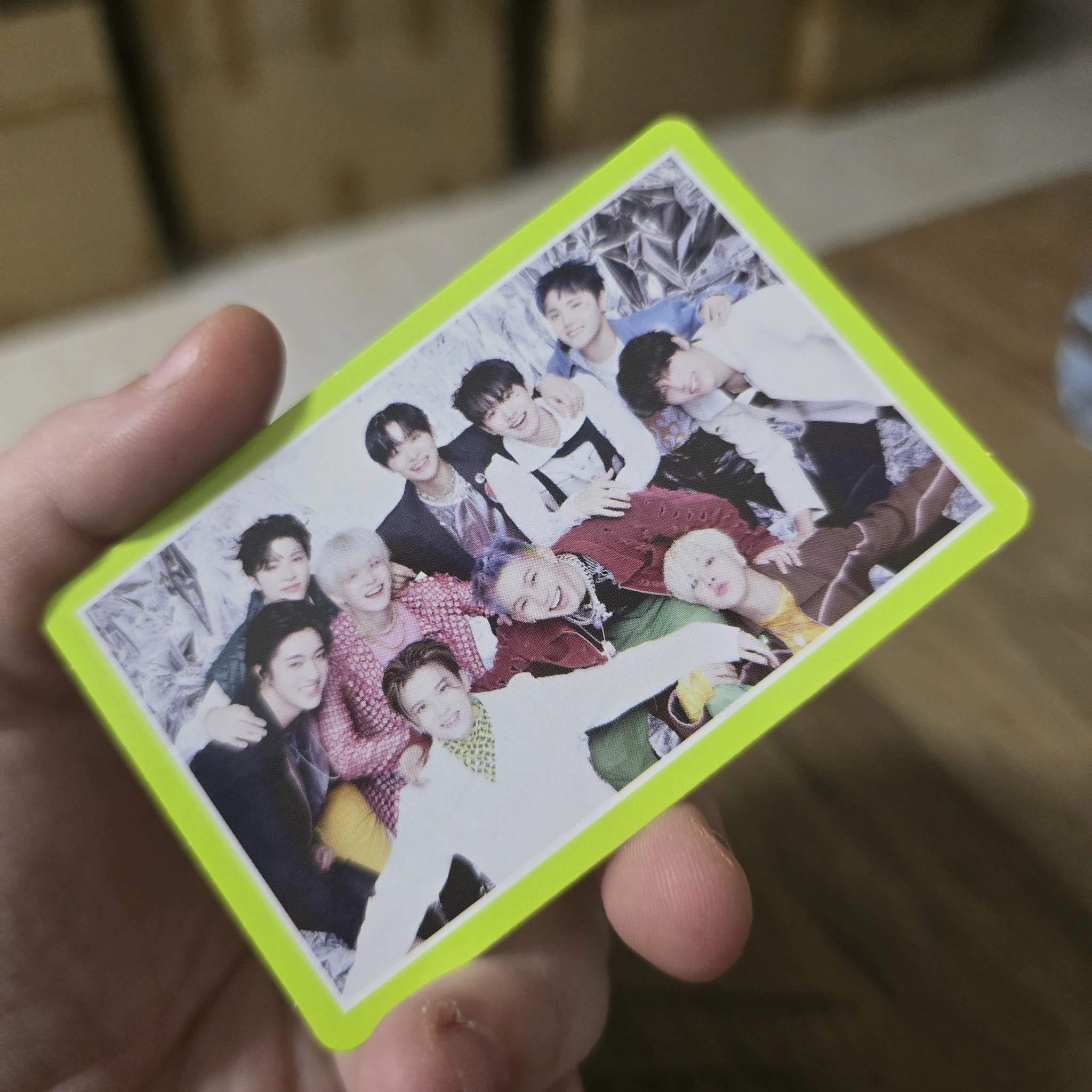 TREASURE TREASURE - THE SECOND STEP : CHAPTER TWO Album album photocard light green version concept photocard listing photo 1