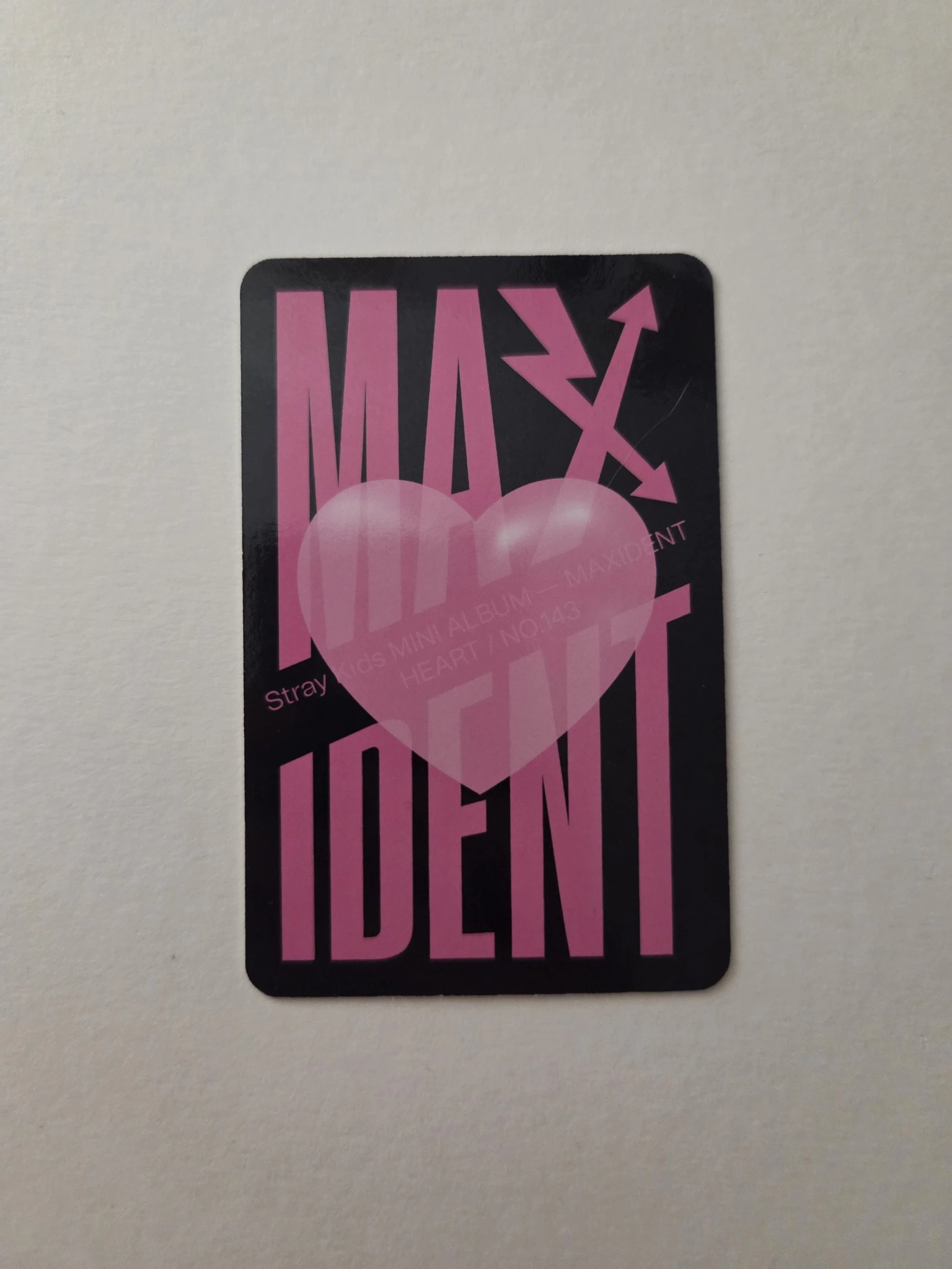 Stray Kids Hyunjin Stray Kids - Hyunjin - Maxident Album album photocard heart version listing photo 3