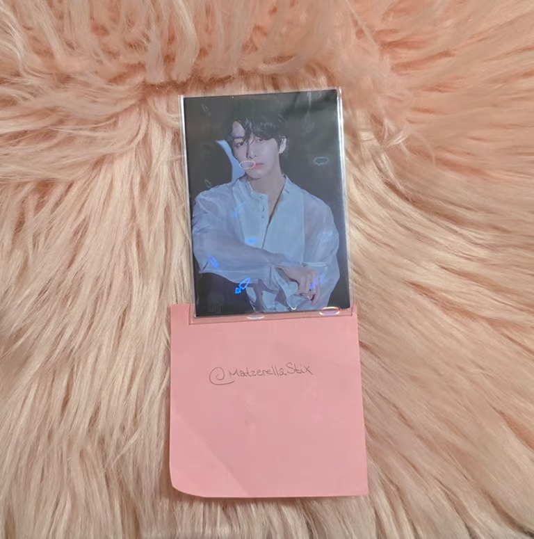 MONSTA X Hyungwon MONSTA X - Hyungwon - Fatal Love Album message card album photocard listing photo 1