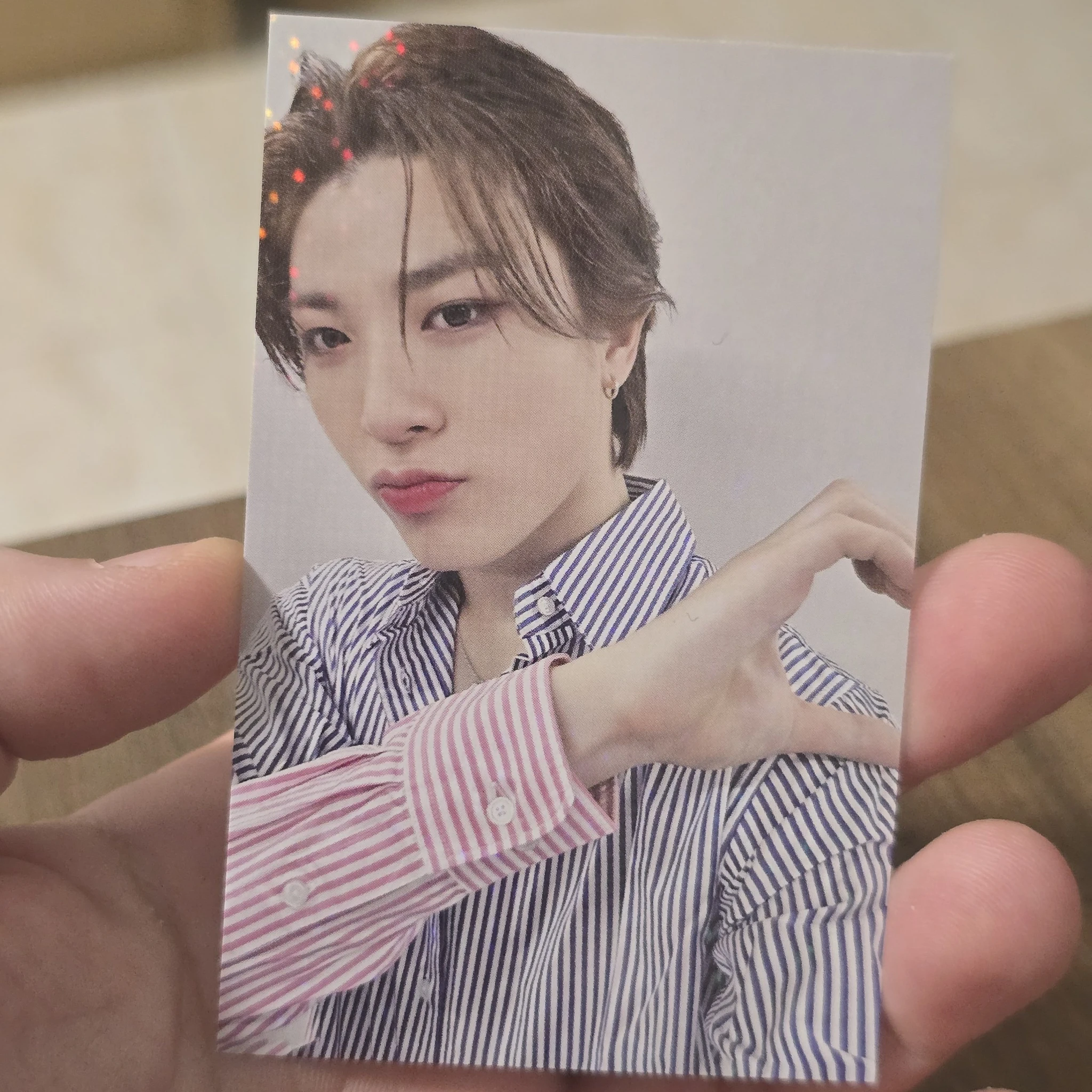 TREASURE So Junghwan TREASURE - So Junghwan - TREASURE's Shining SOLO Cafe Event pop-up cafe japan holographic (hologram) listing photo 1