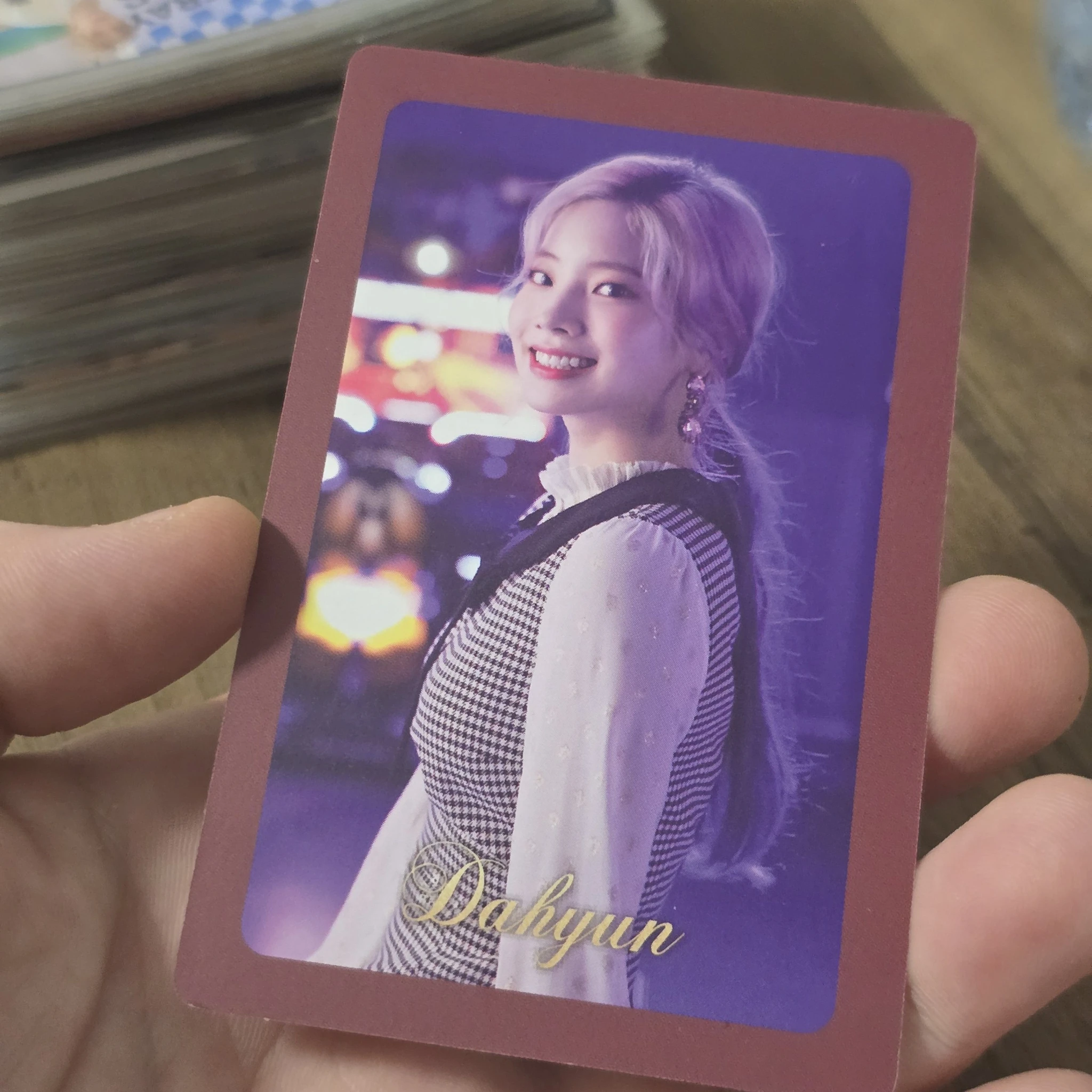 TWICE Dahyun TWICE - The Year of "Yes" Album pob (pre-order benefit) photocard set B version listing photo 1