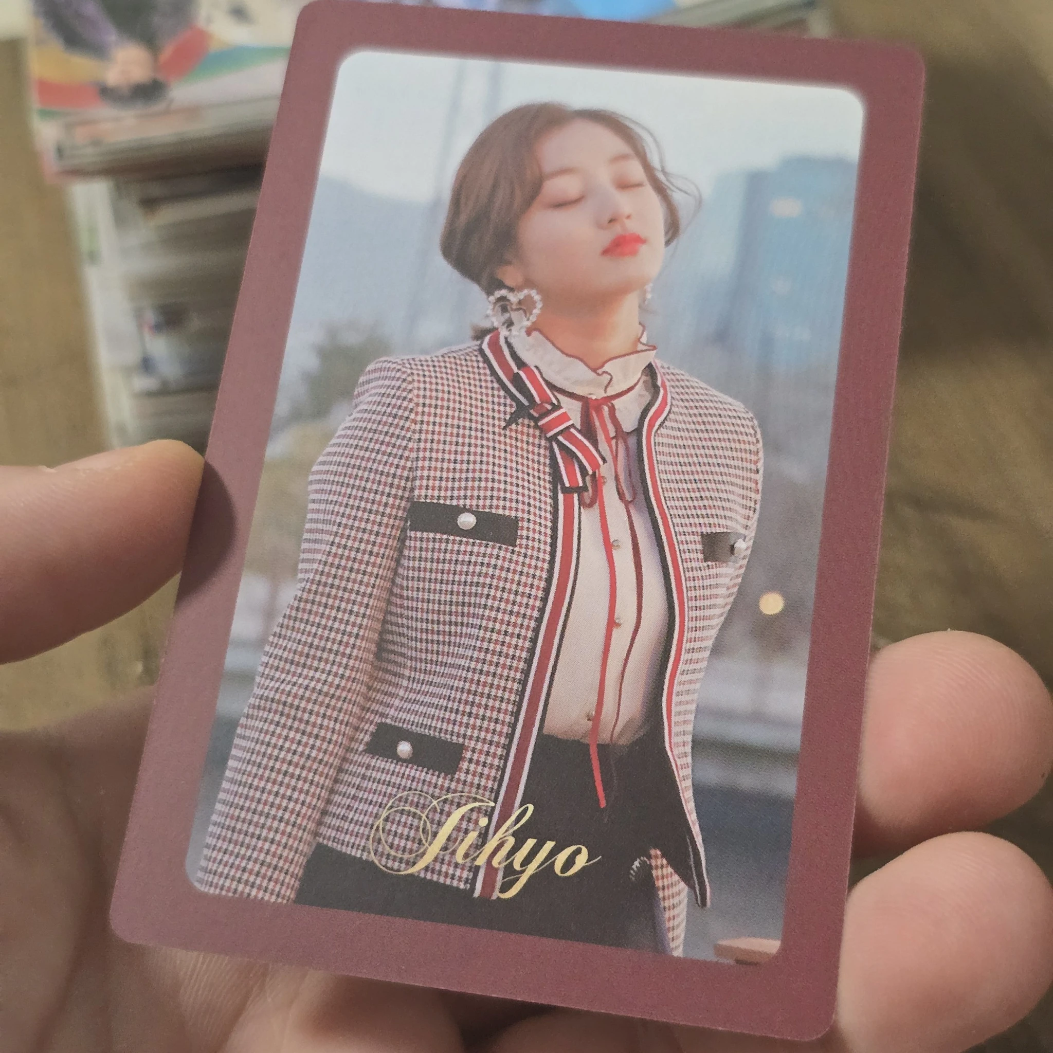 TWICE Jihyo TWICE - The Year of "Yes" Album pob (pre-order benefit) photocard set B version listing photo 1