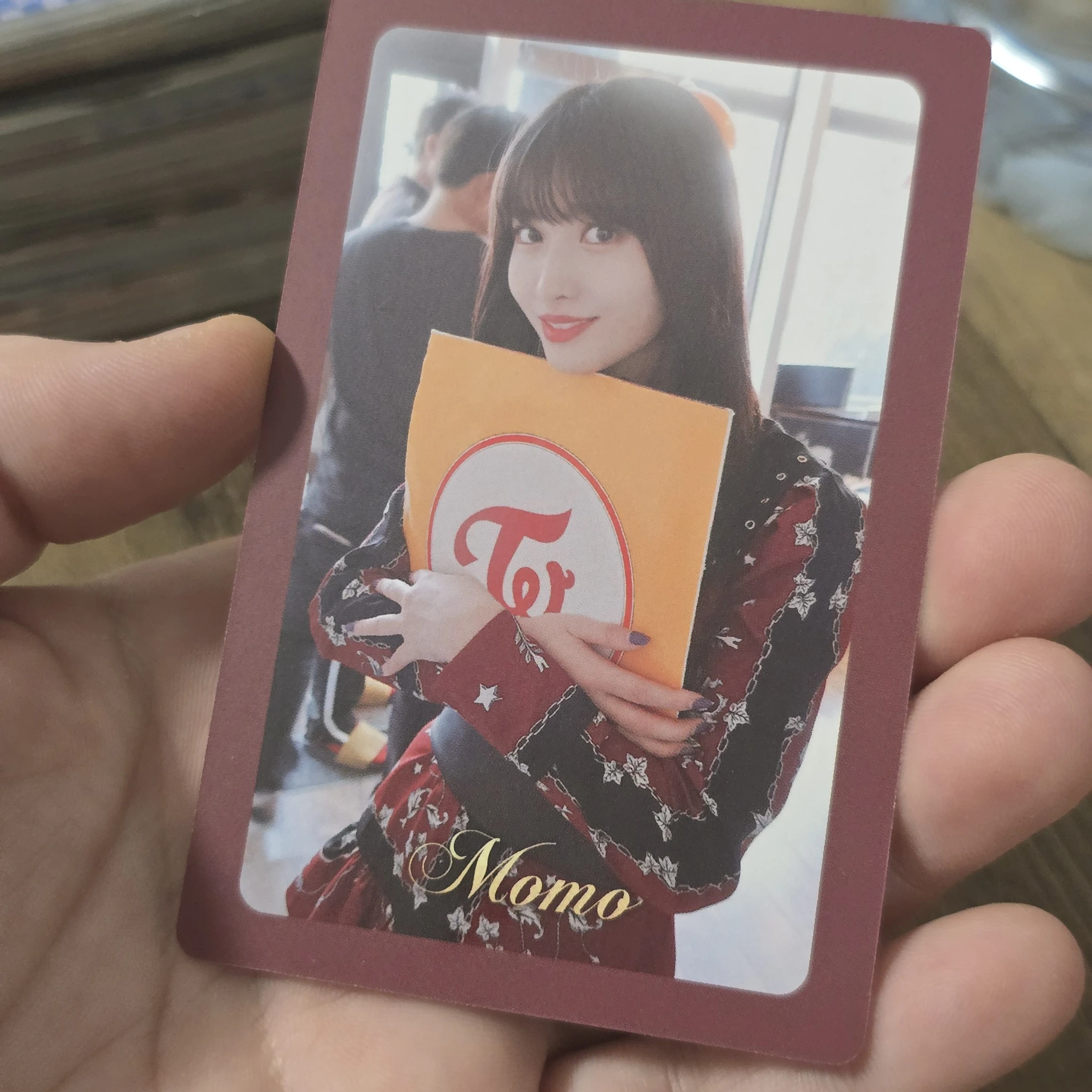 TWICE Momo TWICE - The Year of "Yes" Album pob (pre-order benefit) photocard set B version listing photo 1