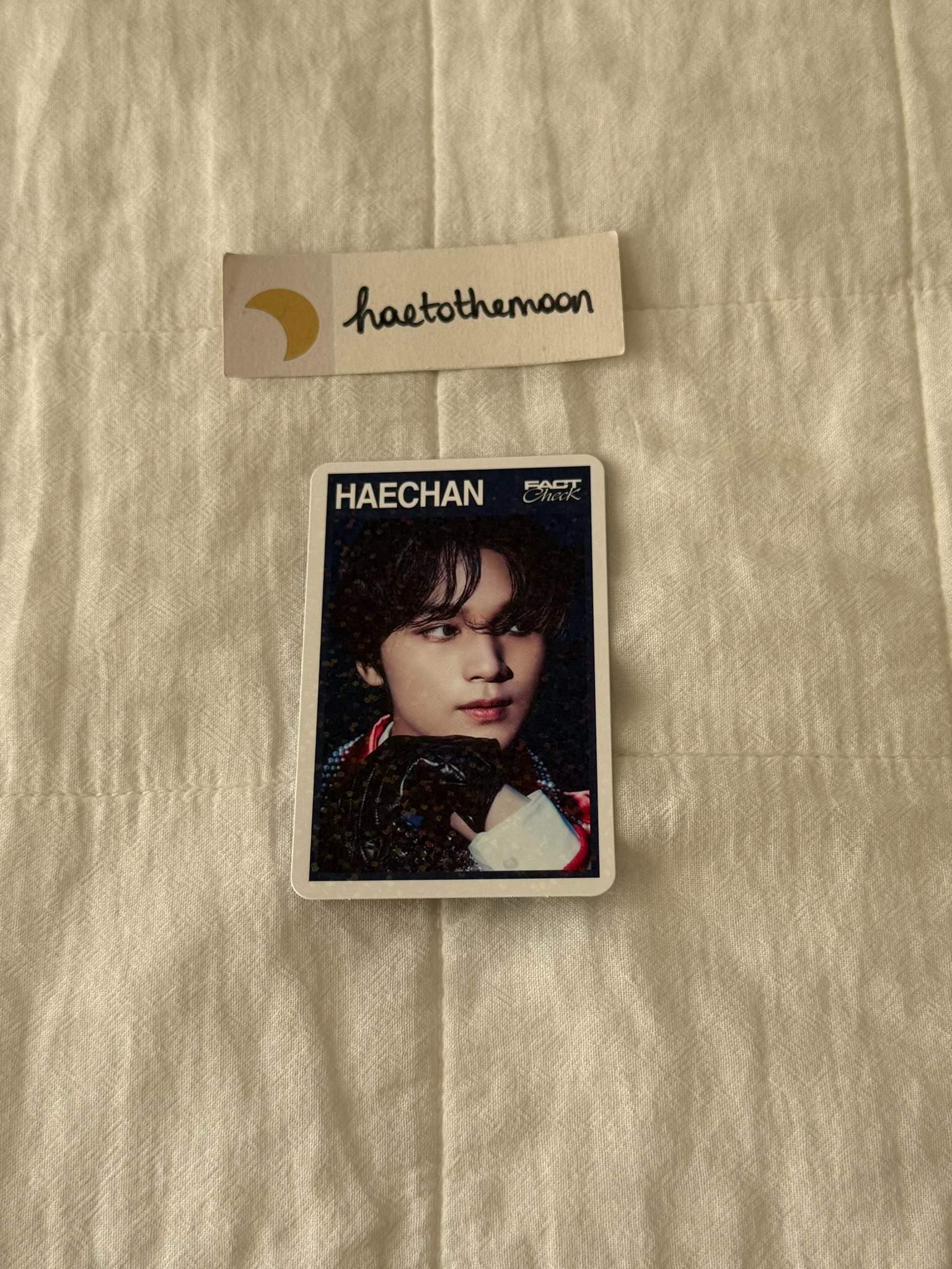 NCT 127 Haechan NCT 127 - Haechan - Fact Check MD Other trading card merch photocard concept version navy version listing photo 1