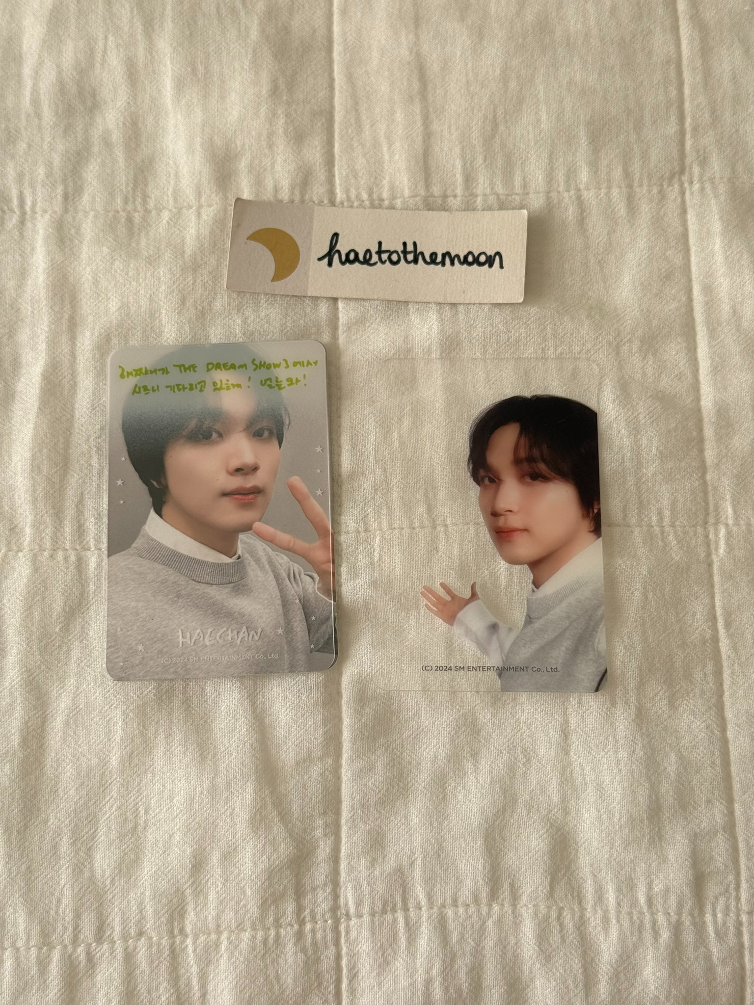 NCT DREAM Haechan NCT DREAM - Haechan - THE DREAM SHOW 3 : DREAM()SCAPE Event concert kit photocard merch photocard tour merch listing photo 1