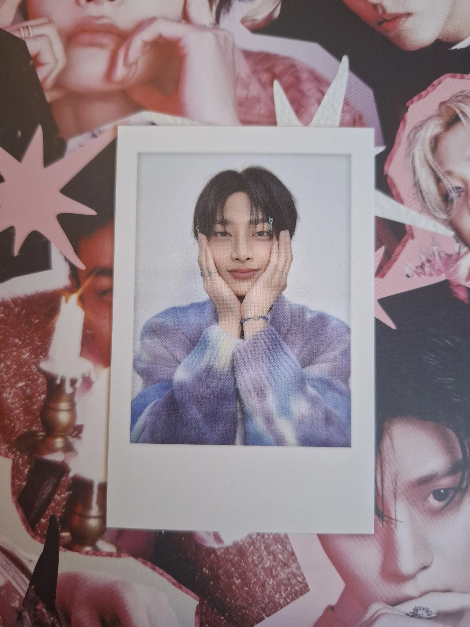 Stray Kids I.N Stray Kids - I.N - 5th Fanmeeting - SKZ 5'Clock Event merch polaroid set listing photo 1