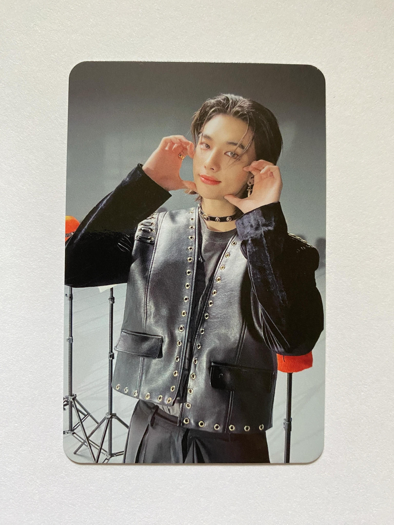 Stray Kids Hyunjin Stray Kids - Hyunjin - Rock-Star Album album photocard pre-order benefit postcard version listing photo 1