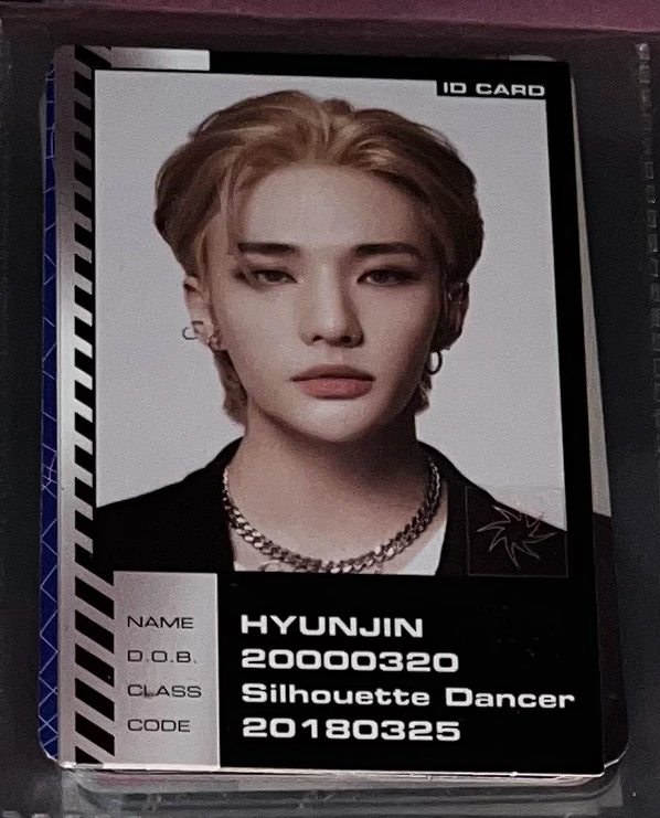 Stray Kids Hyunjin Stray Kids - Hyunjin - Oddinary Album album photocard id card listing photo 1
