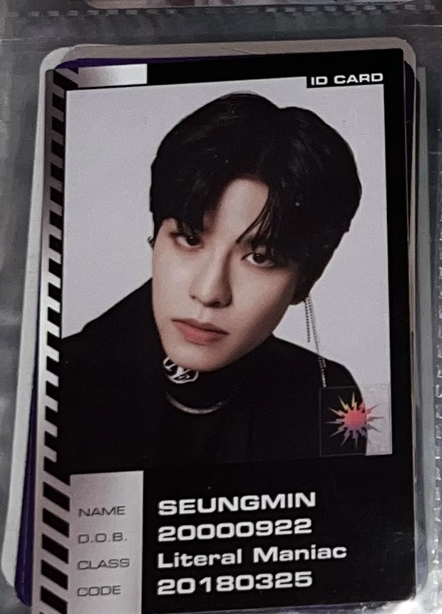 Stray Kids Seungmin Stray Kids - Seungmin - Oddinary Album album photocard id card listing photo 1