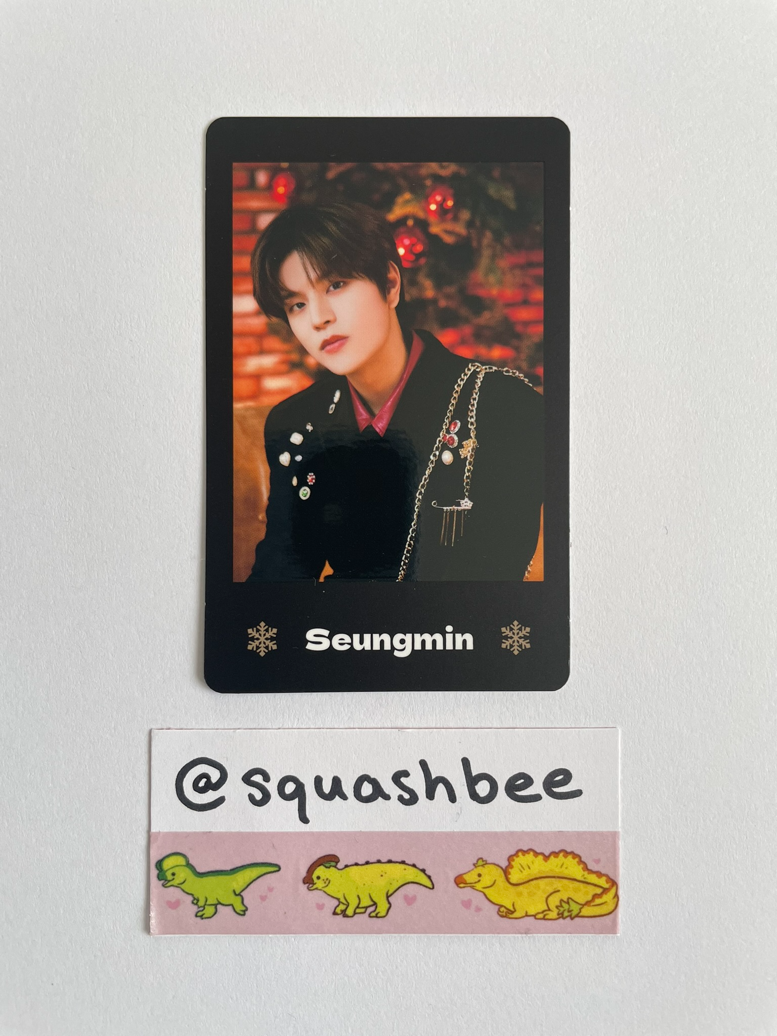 Stray Kids Seungmin Stray Kids - Seungmin - SHIBUYA109 XMAS x Stray Kids 2023 Event photocard set A version listing photo 1