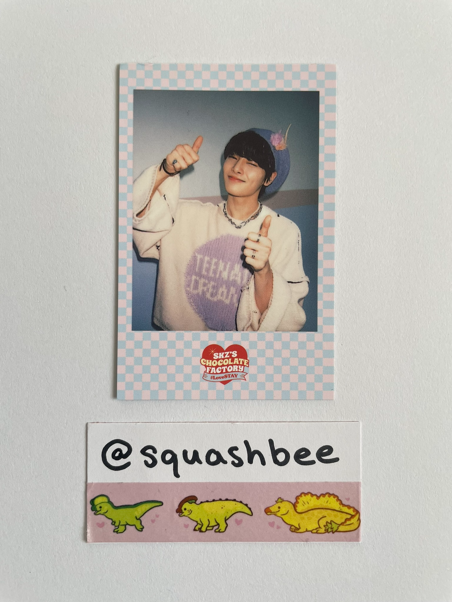 Stray Kids I.N Stray Kids - I.N - 2nd #LoveSTAY - SKZ's Chocolate Factory Event pre-order benefit (pob) merch photocard purchase benefit polaroid skzoo version listing photo 1