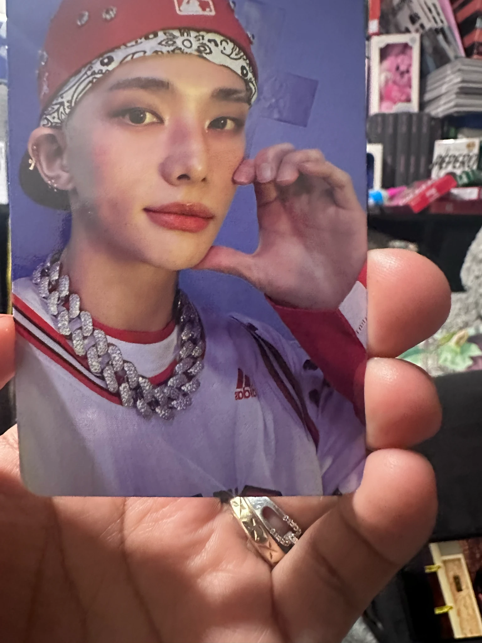 Stray Kids Hyunjin Stray Kids - Hyunjin - KARMA Album album photocard accordion version listing photo 1