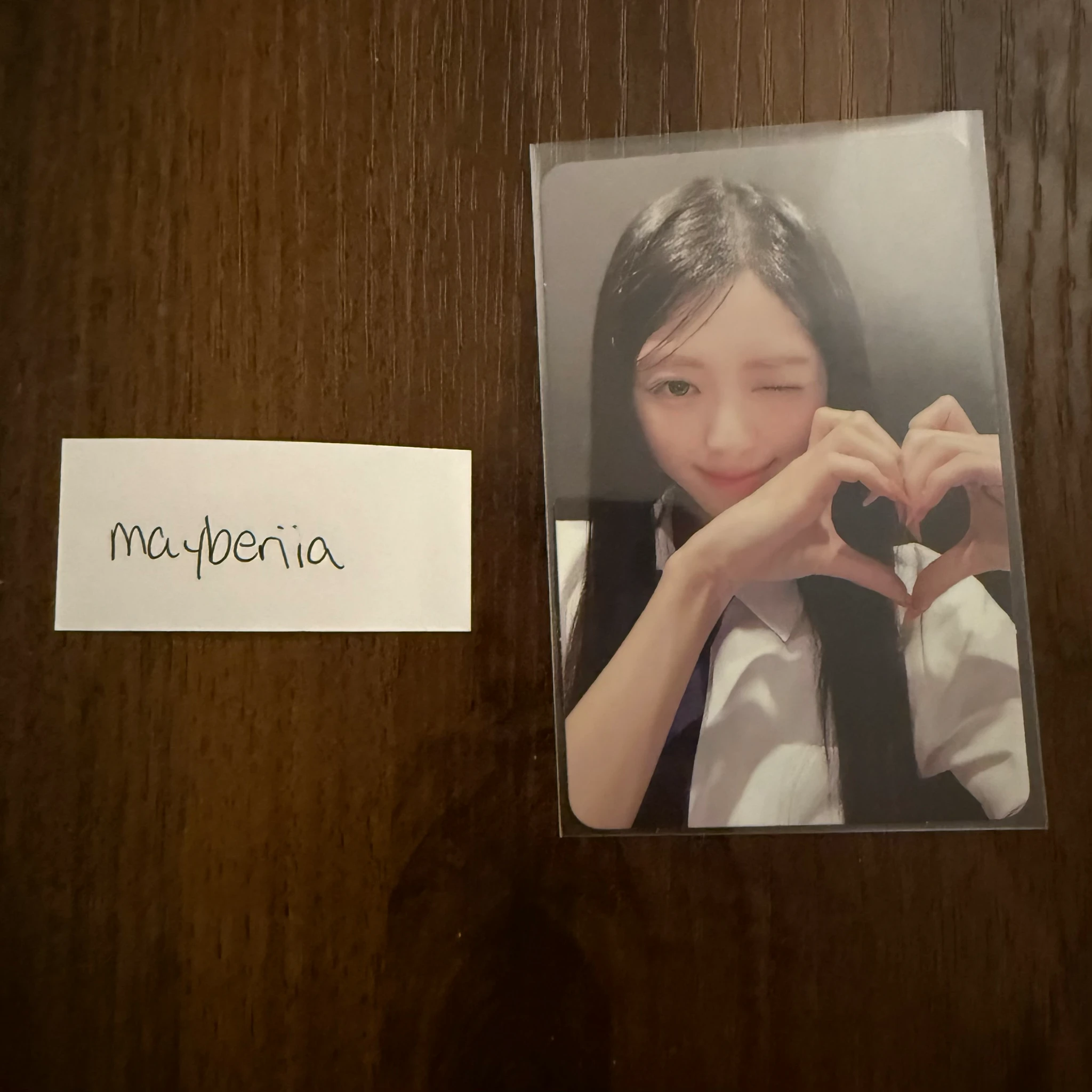 ITZY Yuna ITZY - Yuna - KILL MY DOUBT Album makestar video call (fancall) round 2 listing photo 1