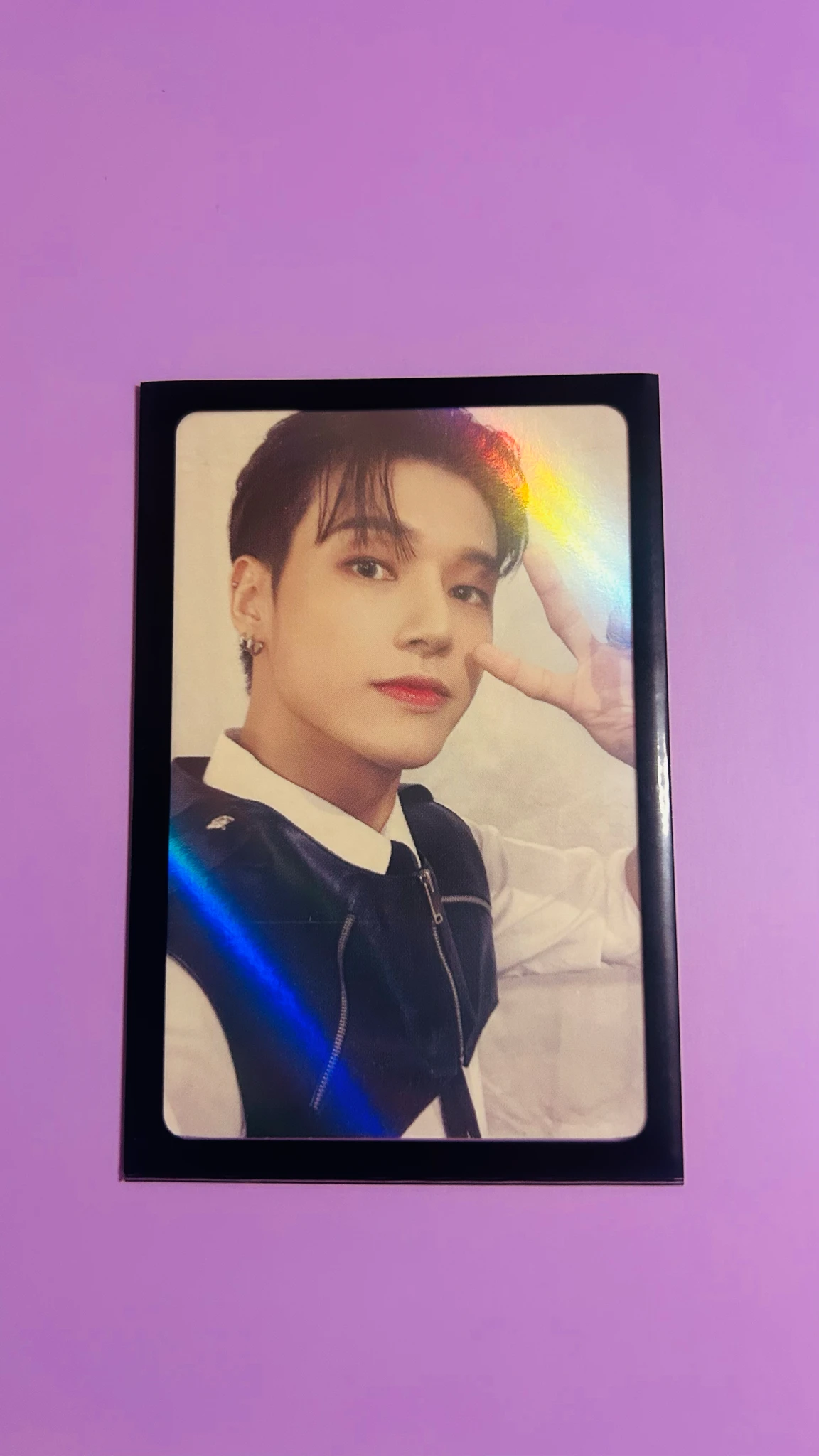 ATEEZ Wooyoung ATEEZ - Wooyoung - THE WORLD EP.1 : MOVEMENT Album makestar purchase benefit holographic (hologram) listing photo 1